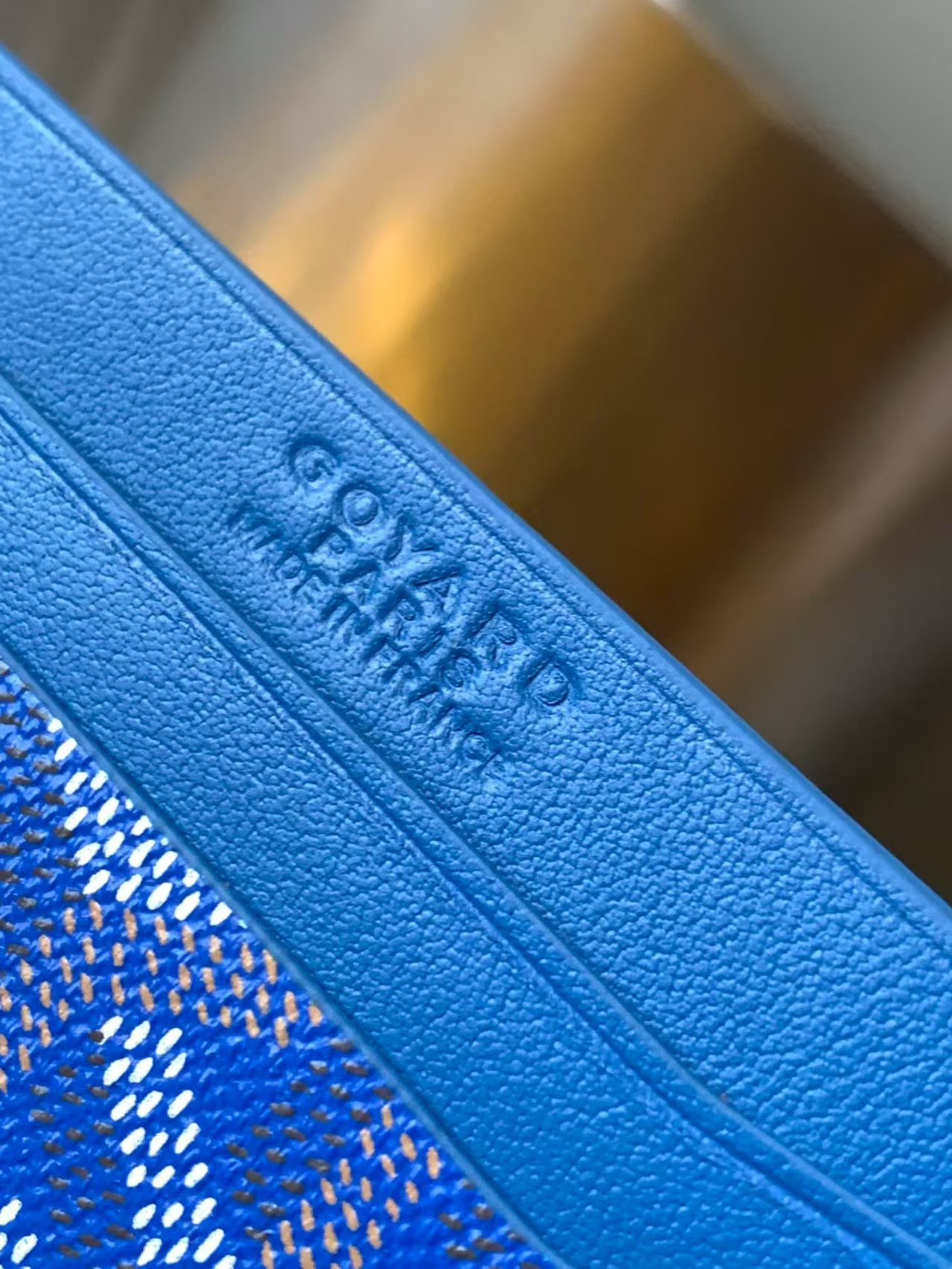 Goyard Saint Sulpice Card Wallet Sky Blue High