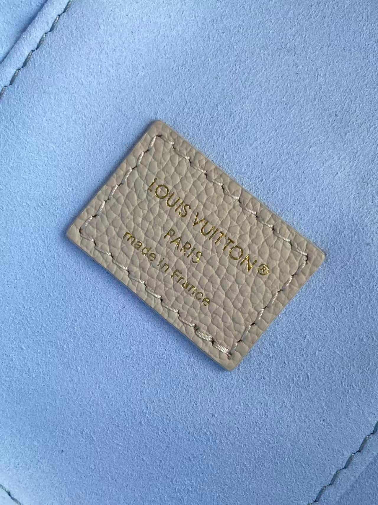 Louis Vuitton Vanity Chain Pouch Monogram Empreinte Leather M27744 High