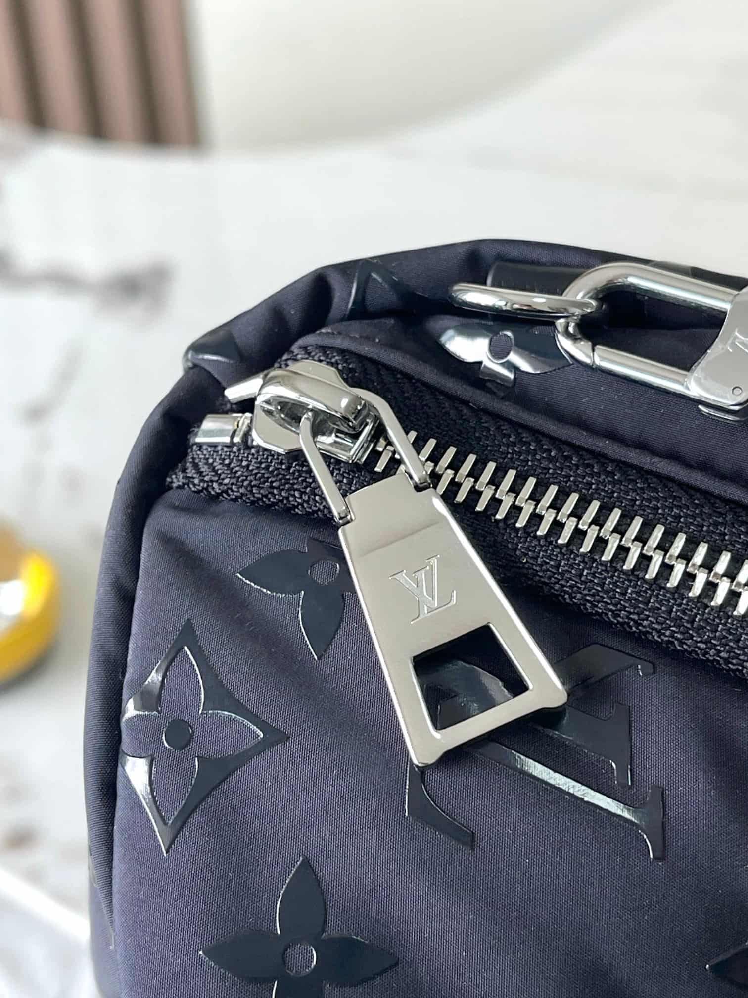Louis Vuitton Palm Spring Mini Backpack Monogram Nylon Polar Night M11780 Top