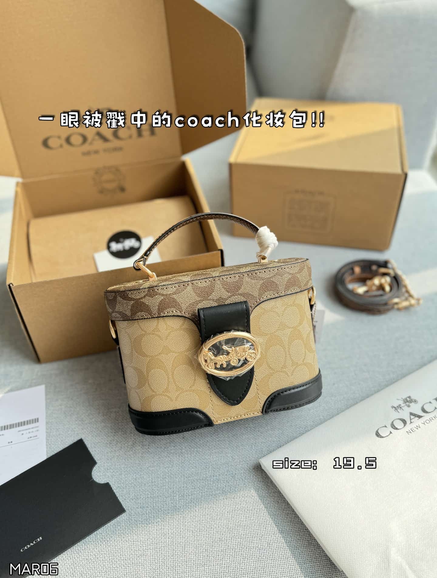 Coach Georgie Gem Crossbody In Signature Canvas