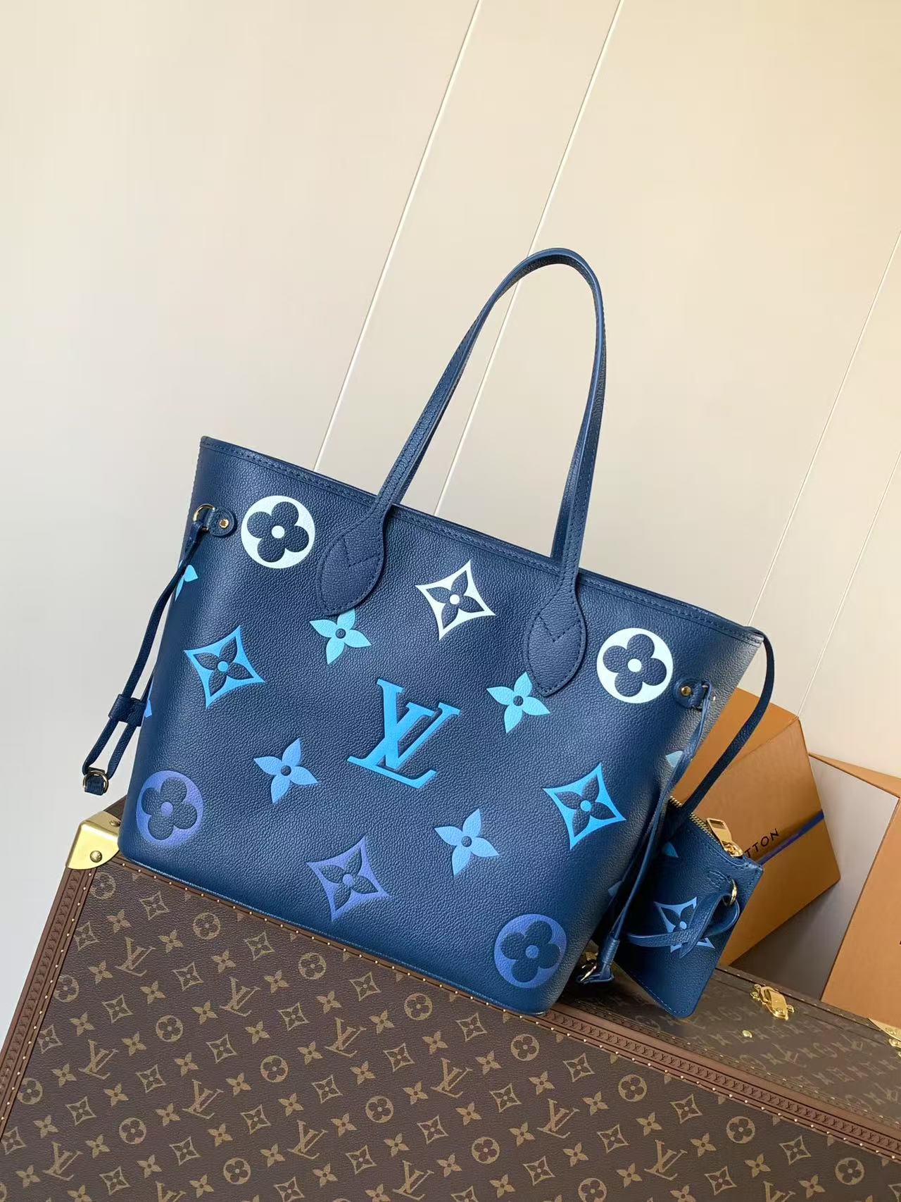 Louis Vuitton NEVERFULL MM Monogram Empreinte M46514 High