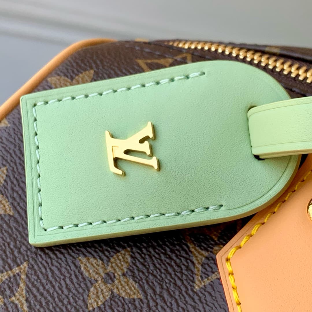 Louis Vuitton Speedy Soft 30 Lucky Coated canvas Monogram/Green M15107 High