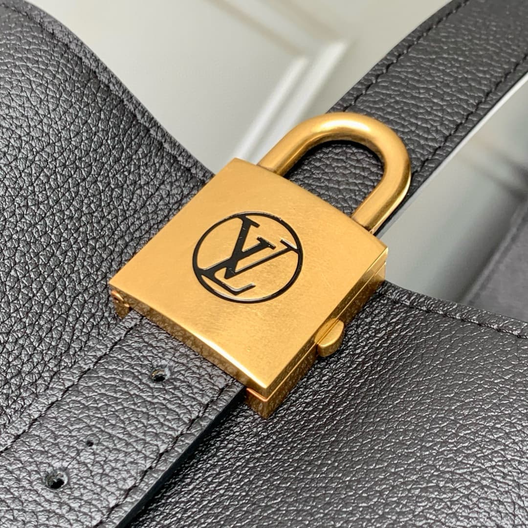 Louis Vuitton Low Key All In BB Black Calf leather M25543 High