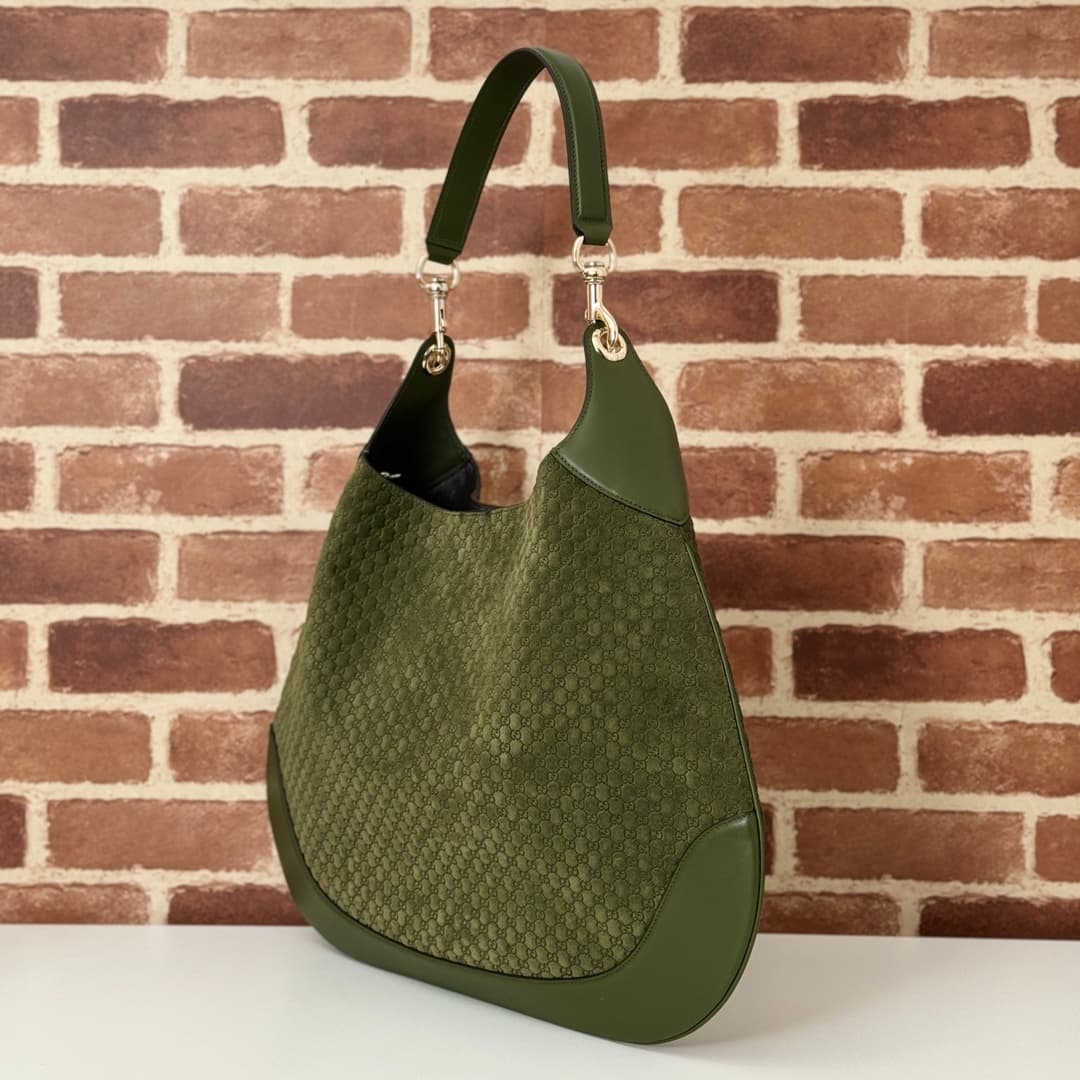 Gucci Large B shoulder bag with micro GG monogram 815924 High