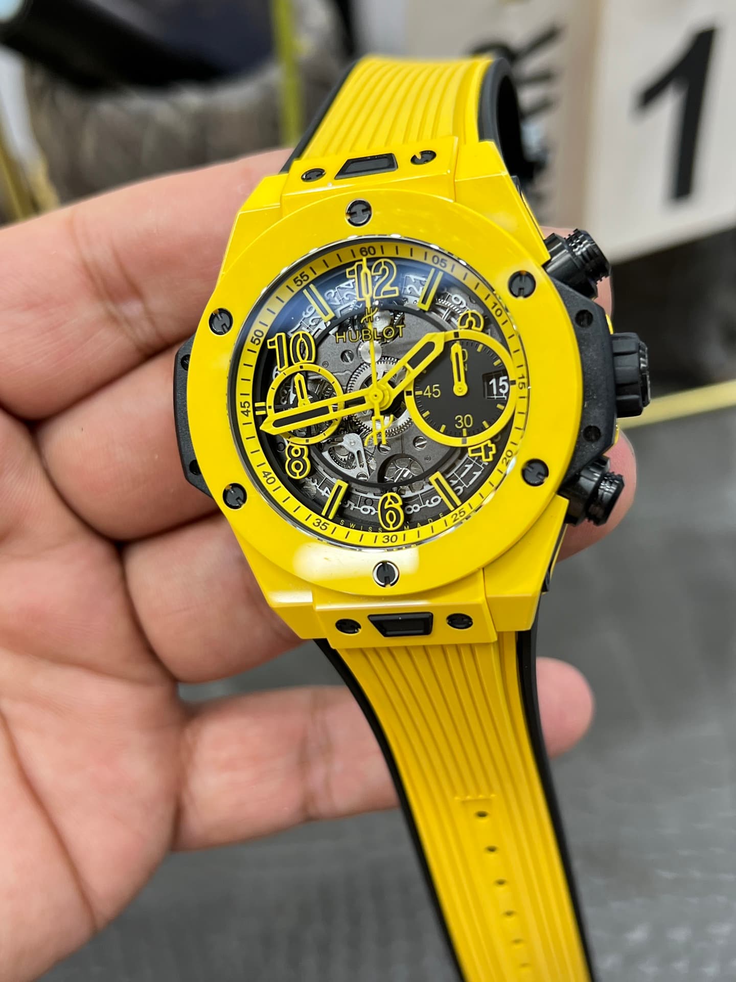 Hublot Big Bang Unico Yellow Magic Watch TOP