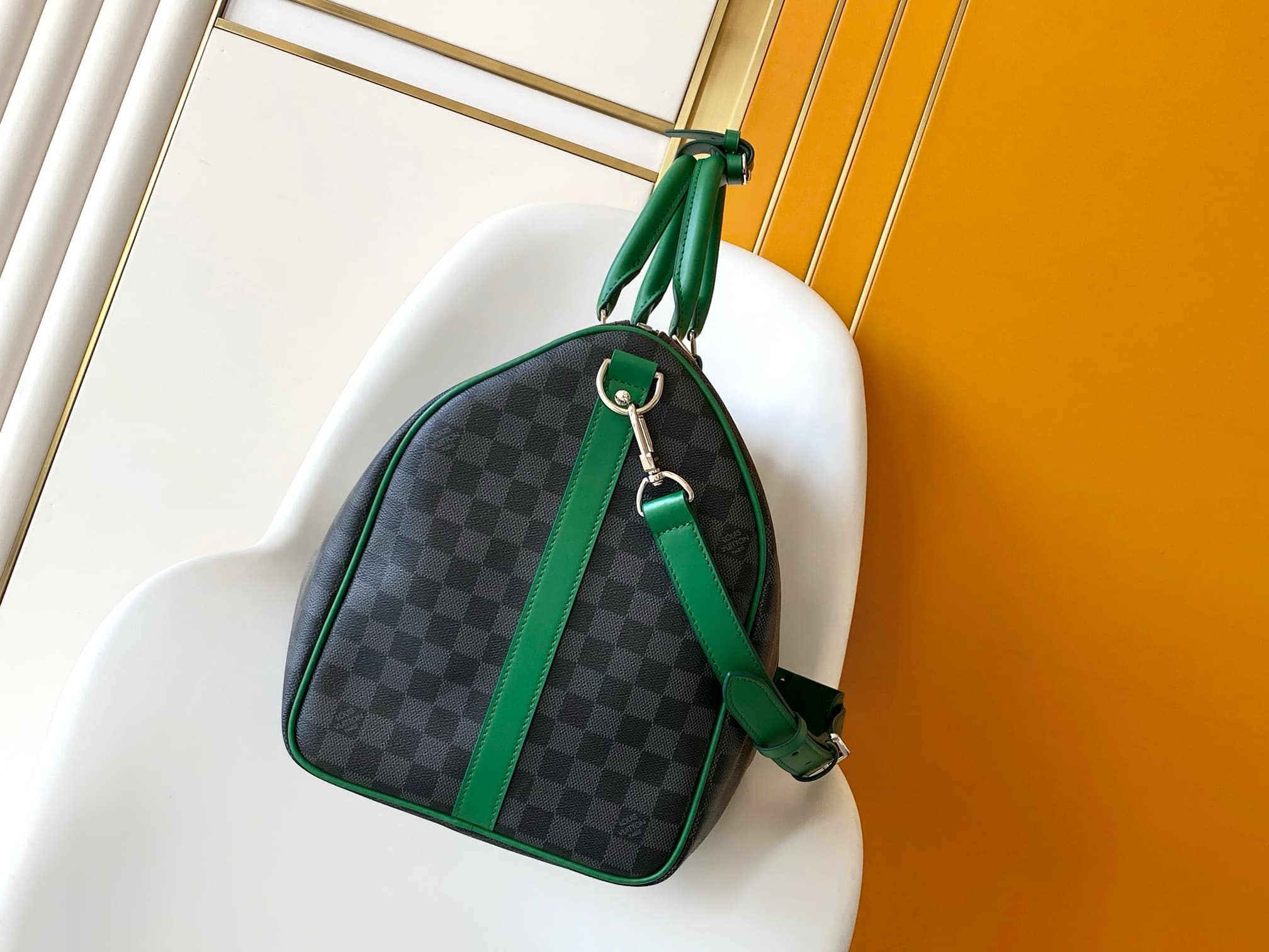 Louis Vuitton Keepall Bandoulière Damier Graphite coated canvas N40844 High