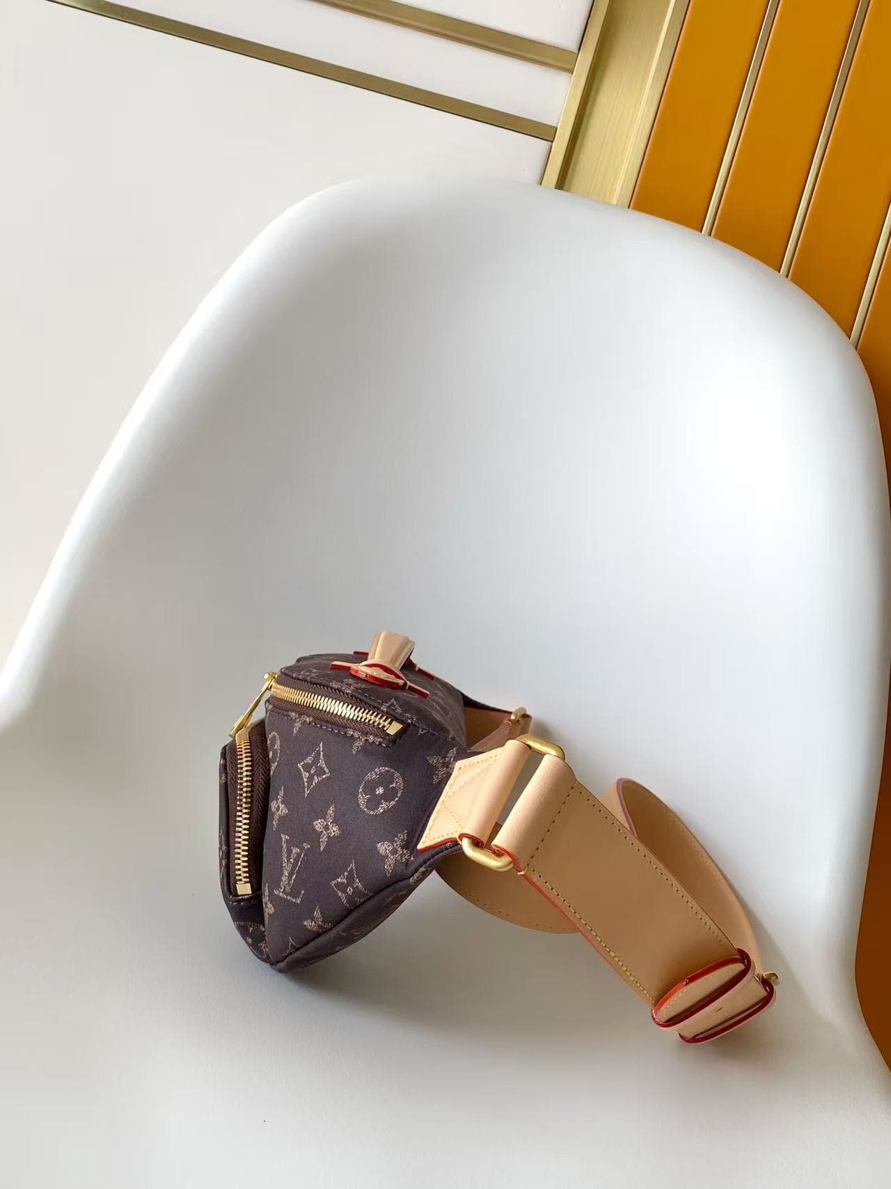 Louis Vuitton Rush Bumbag Louis Vuitton Silk Tech Monogram M2A452 High
