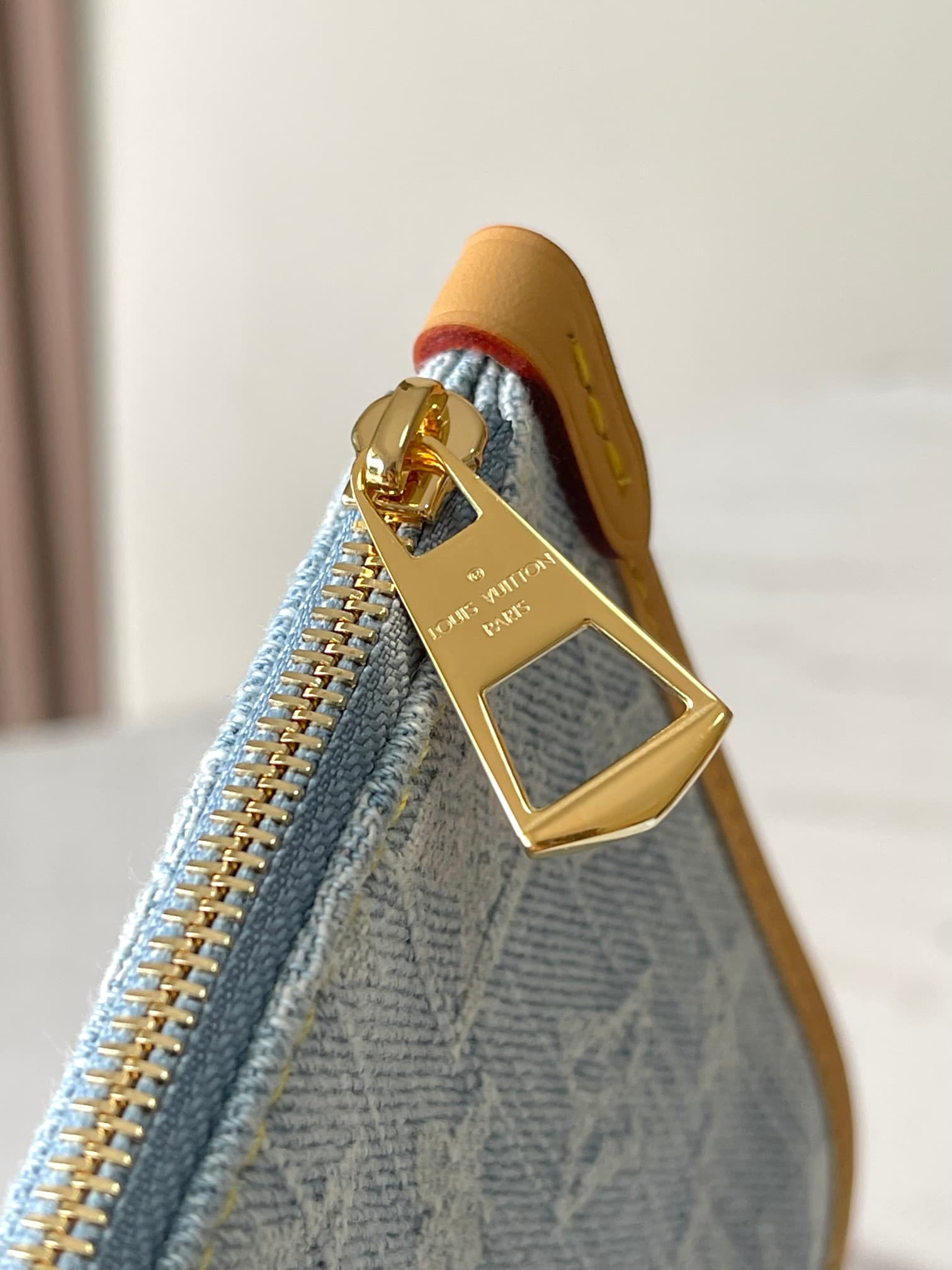 Louis Vuitton CarryAll PM  Monogram Denim Light Blue M11462 TOP