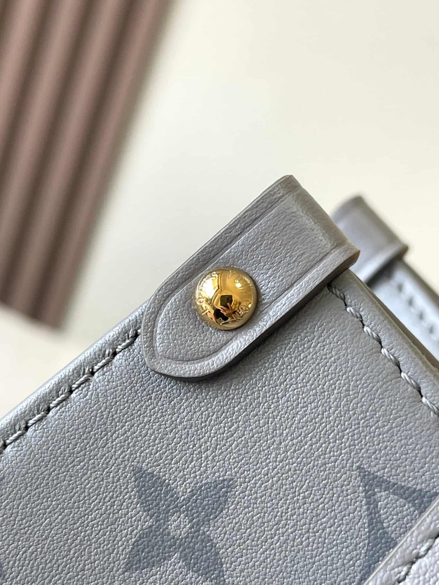 Louis Vuitton OnTheGo PM Trianon Gray Calfskin leather M12465 TOP