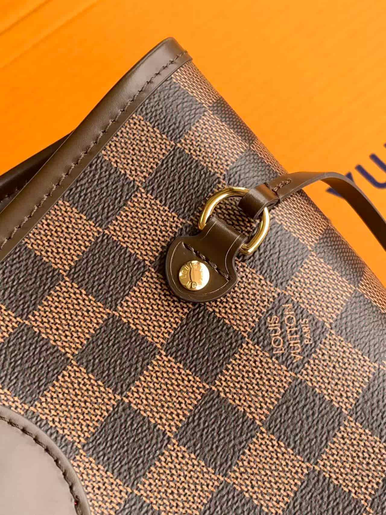 Louis Vuitton Neverfull MM Cerise Red Damier Ebene coated canvas N40599 TOP