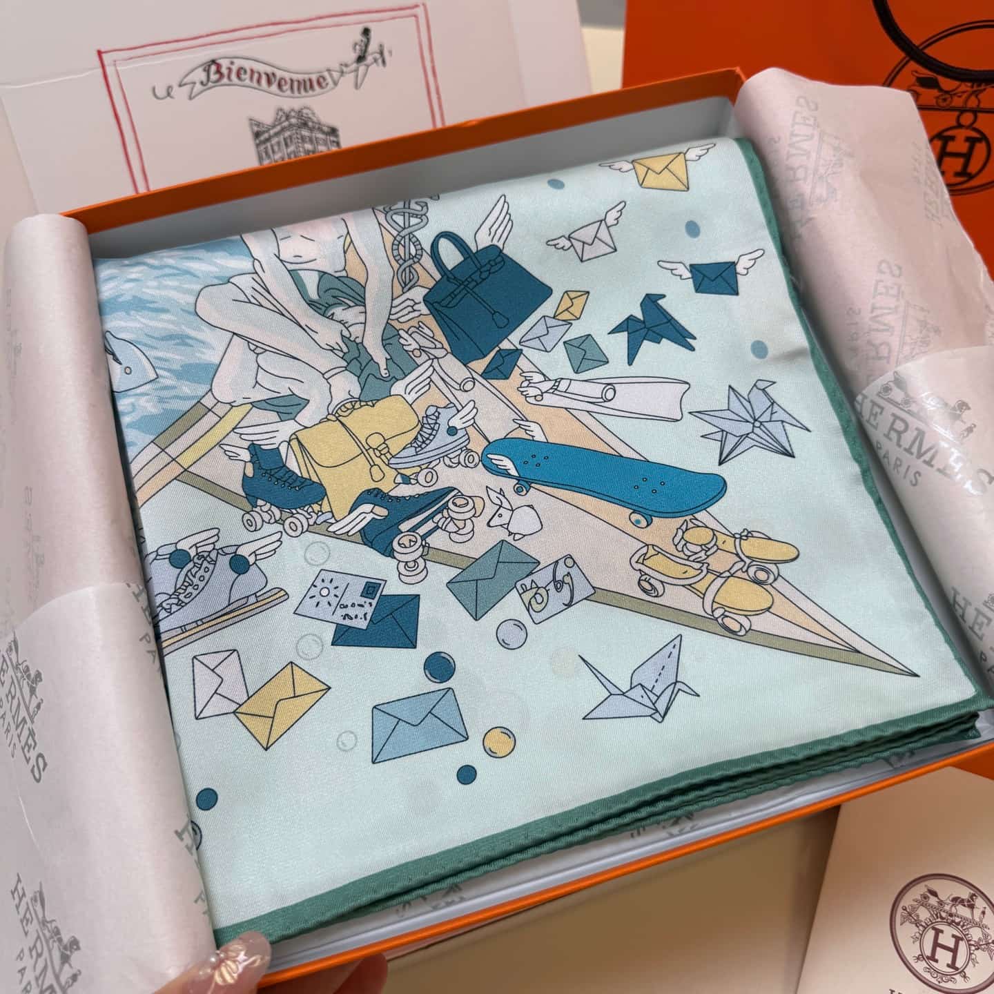 Hermes Silk Flagship Scarf 90