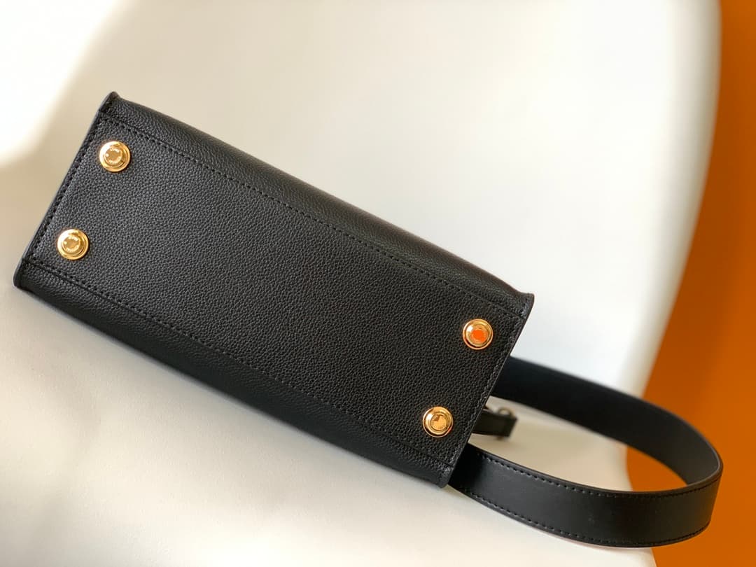 Louis Vuitton On My Side PM Black Monogram coated canvas and calf leather M57728 High