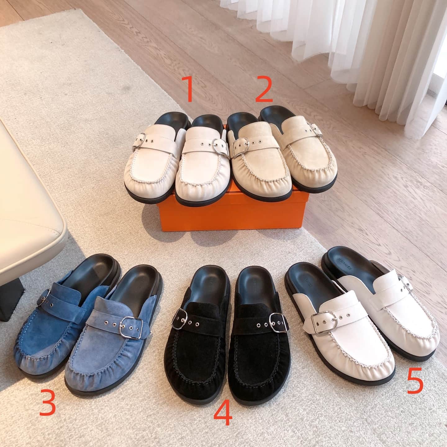 Hermes Key mule Shoes Men Women