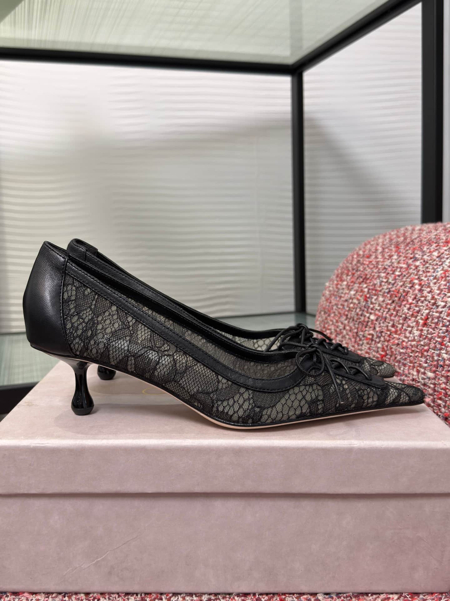 Jimmy Choo Lace Scarlett 50 Pumps