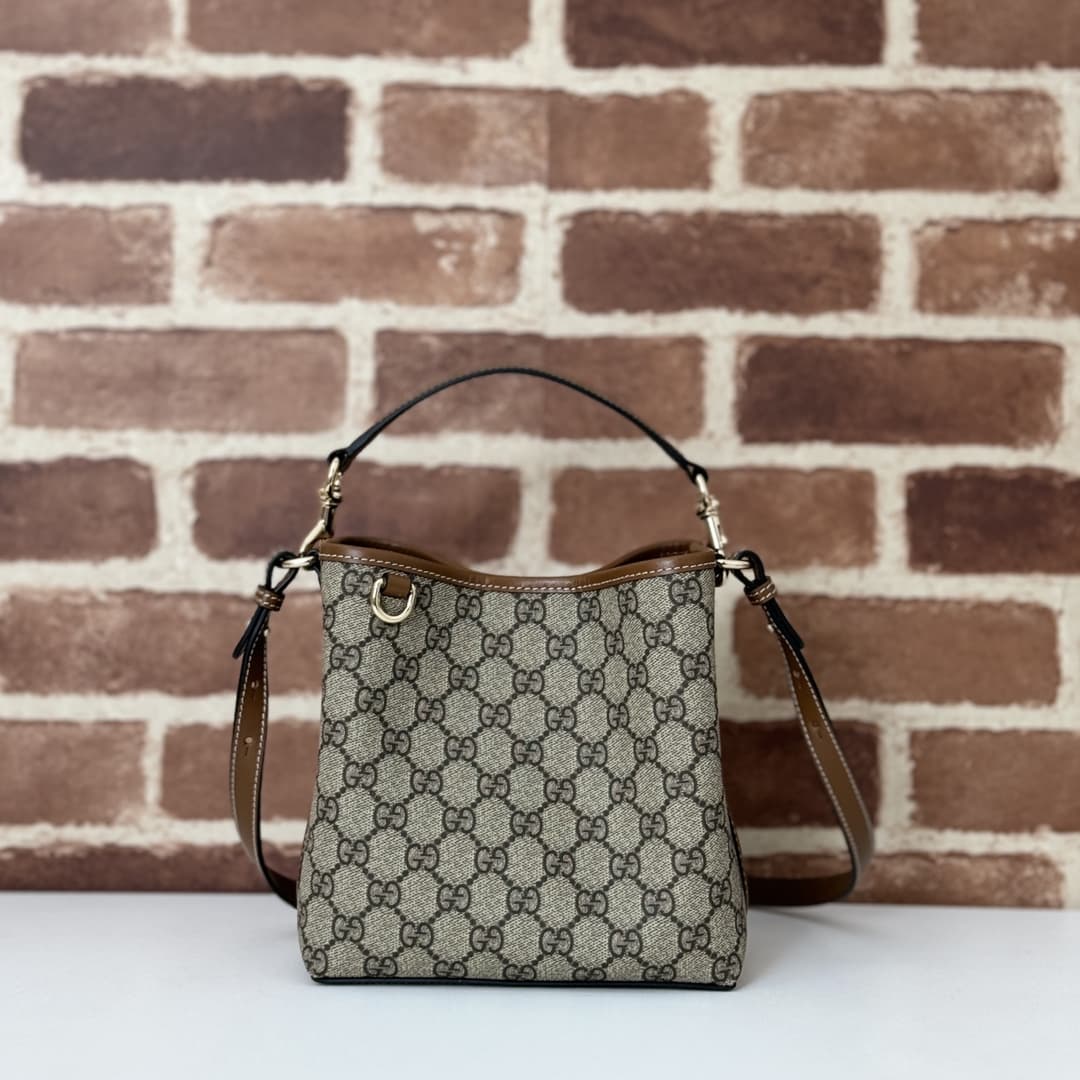 Gucci GG Emblem small bucket bag 815118 High