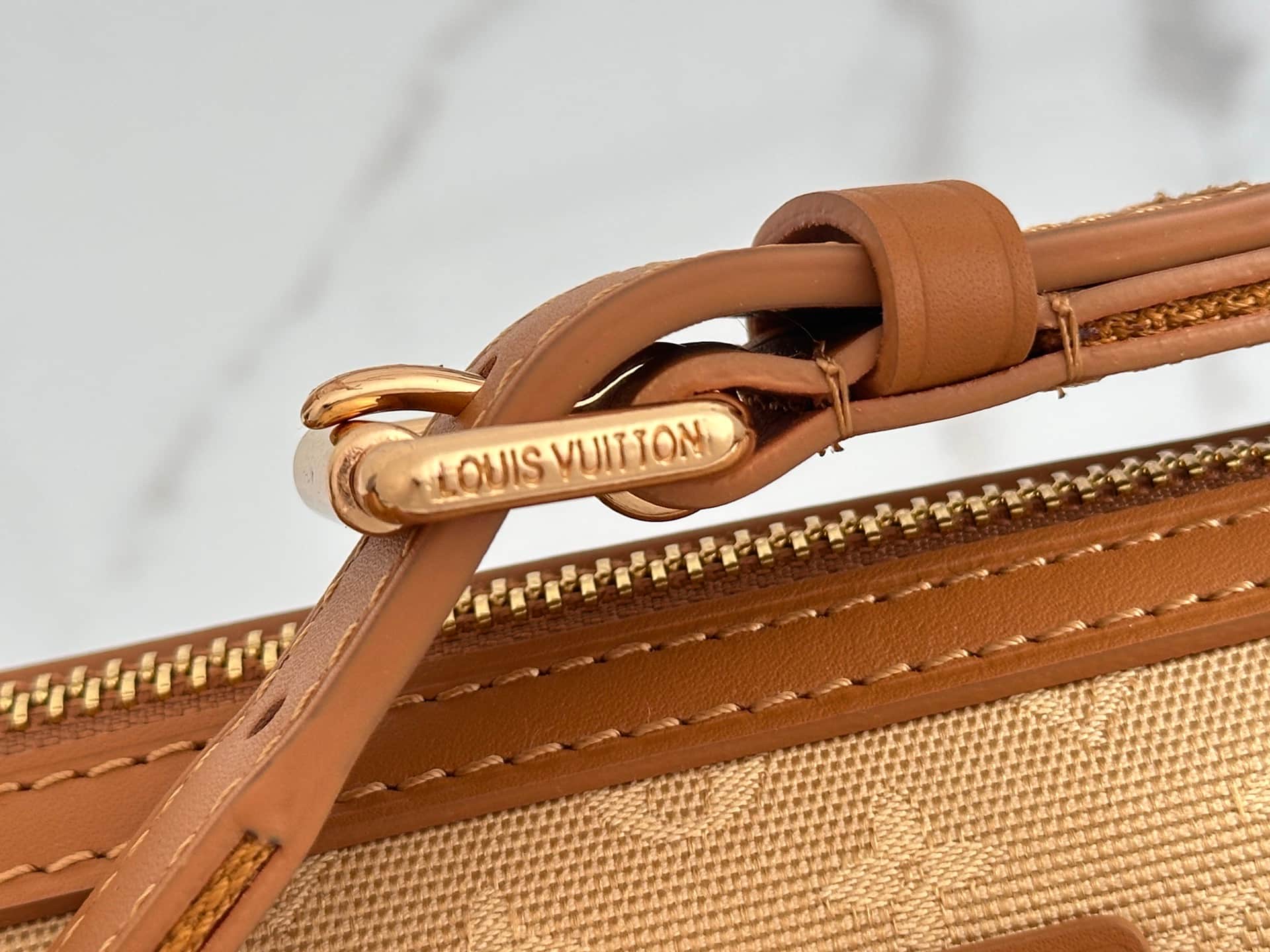 Louis Vuitton Mini Lin Pochette Kathleen Monogram Canvas Yellow M92333 High