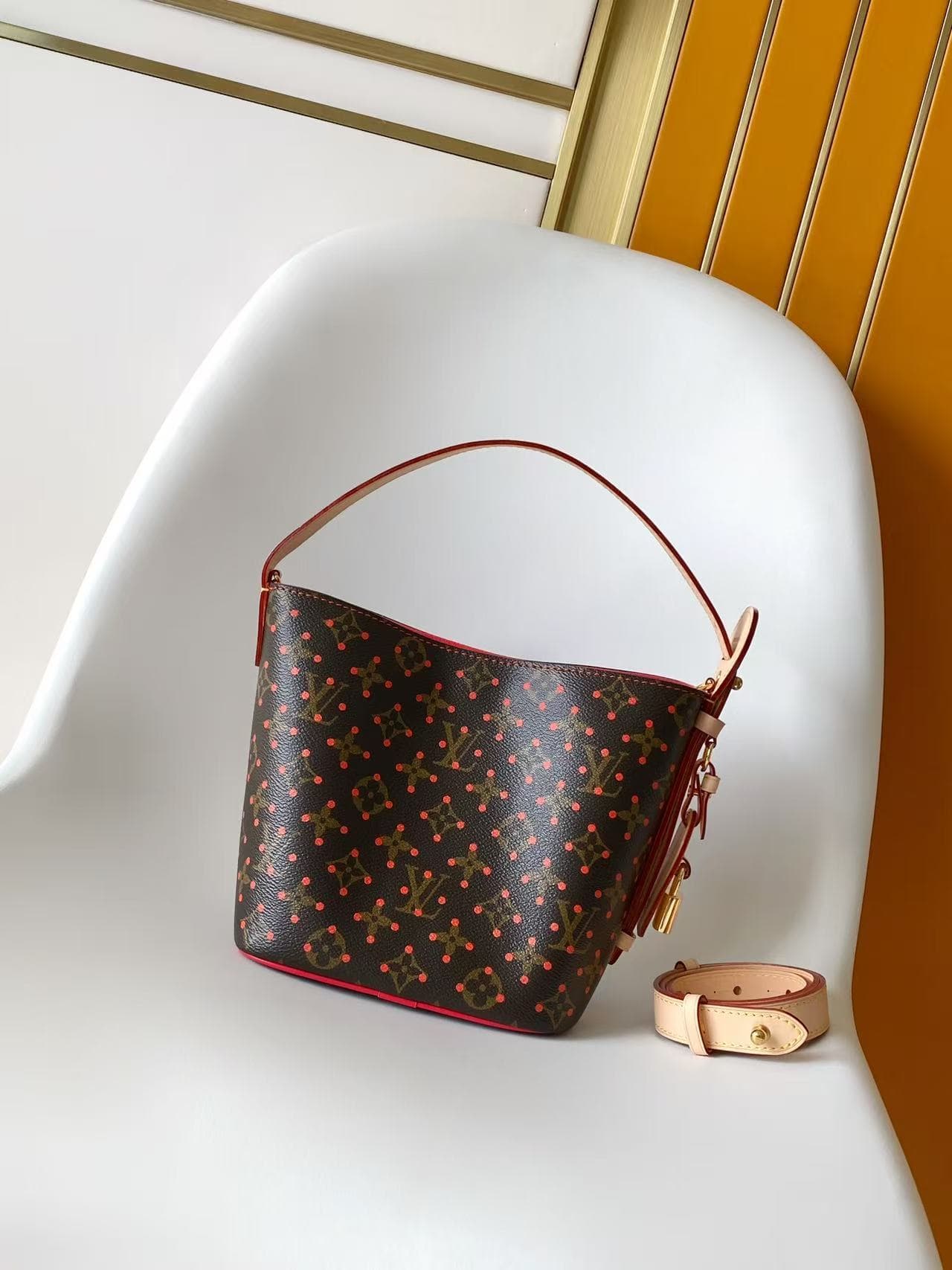 Louis Vuitton All In BB Vibrant Red Monogram coated canvas M29076 High