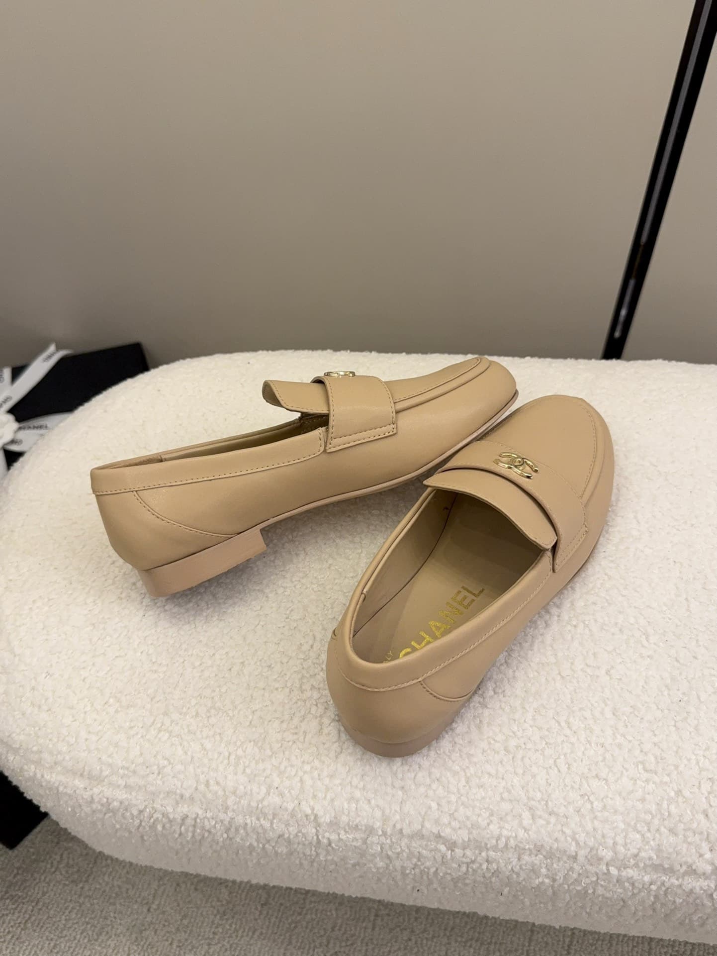 Chanel Moccasins Loafer Shoes Women