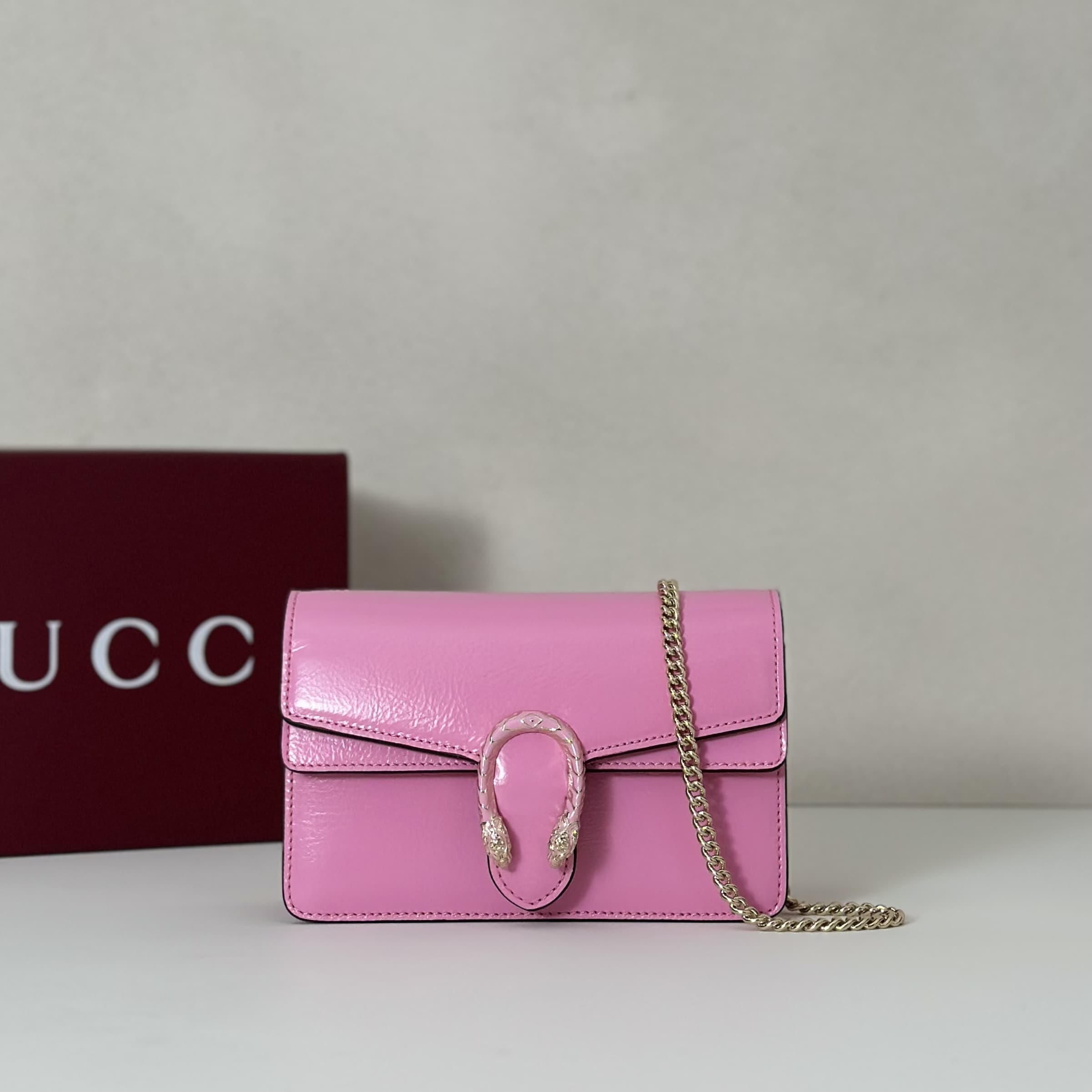 DIONYSUS MINI SHOULDER BAG 837370 Pink leather High