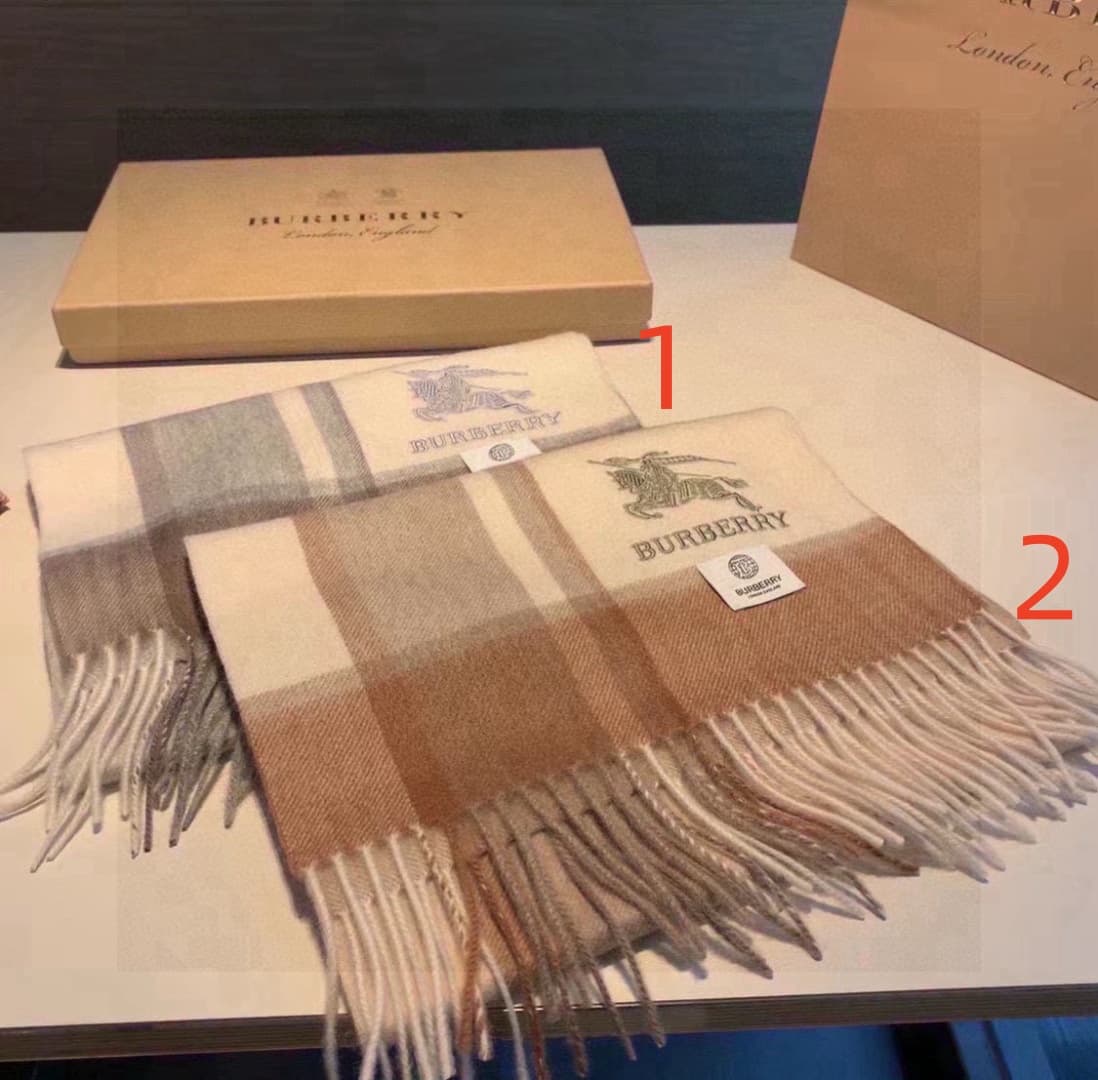 Burberry Classic Check Cashmere Scarf for Women