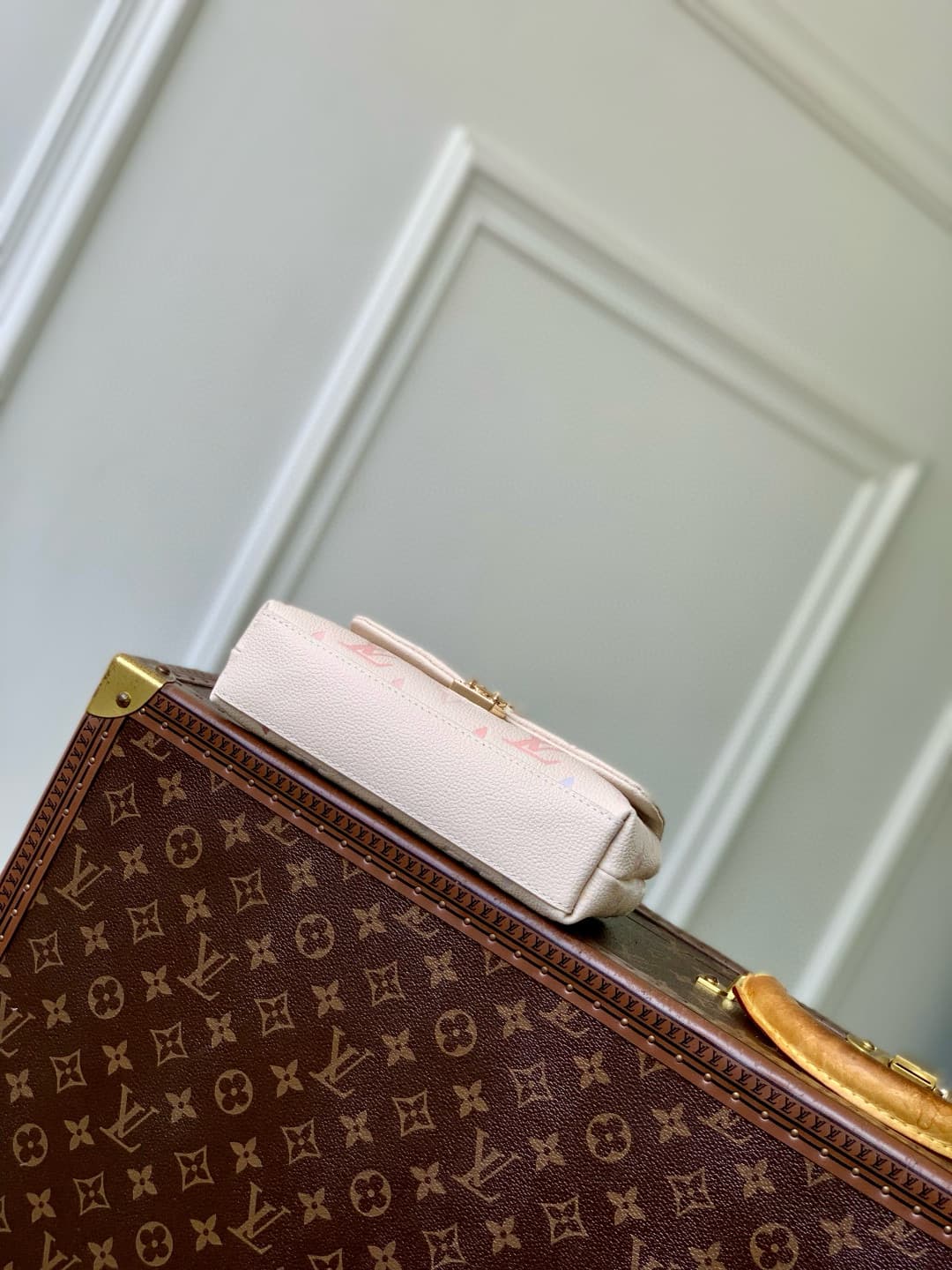 Louis Vuitton Nano Madeleine Embossed grained cowhide leather M25596 Dream Beige High