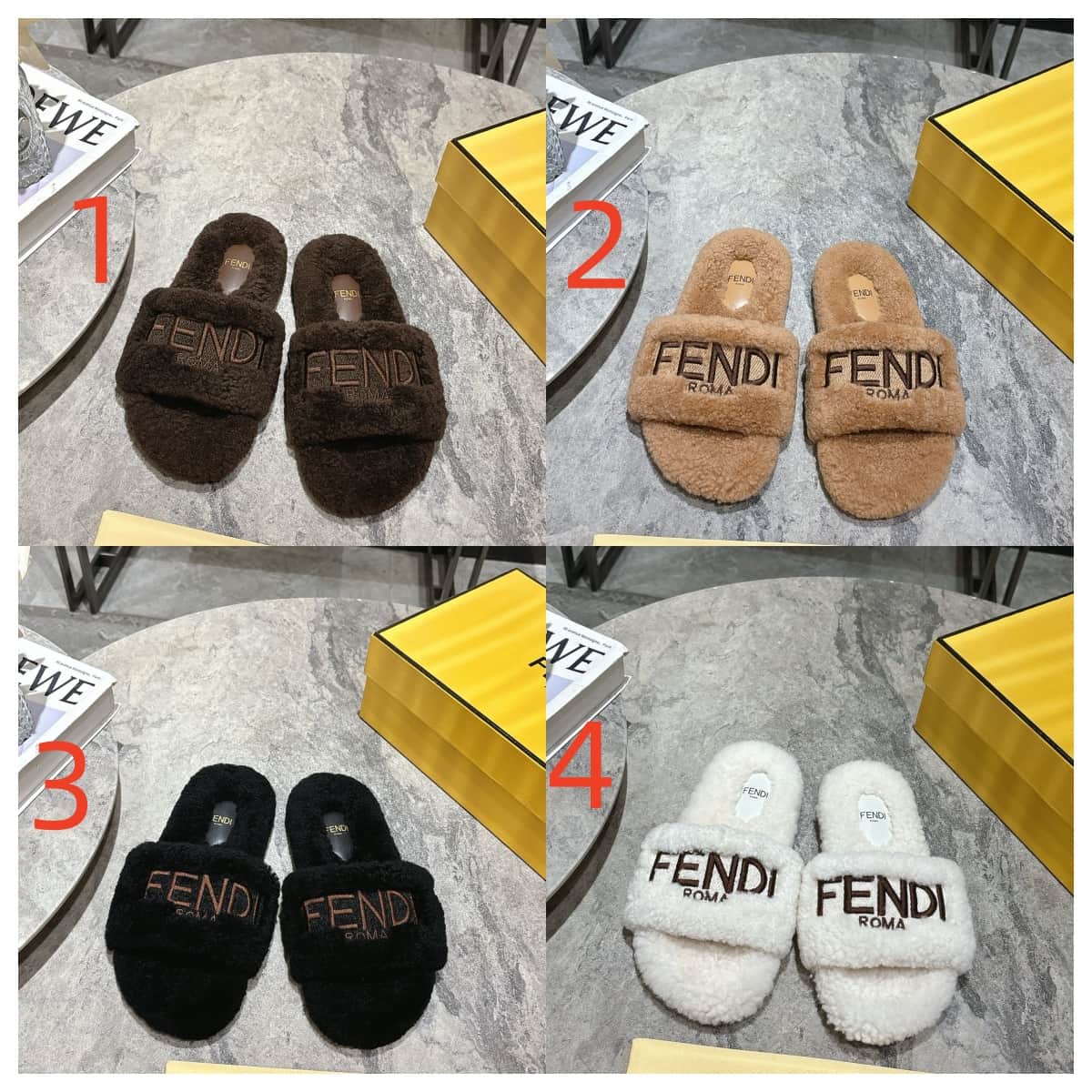 Fendi Slide sandal shoes Women