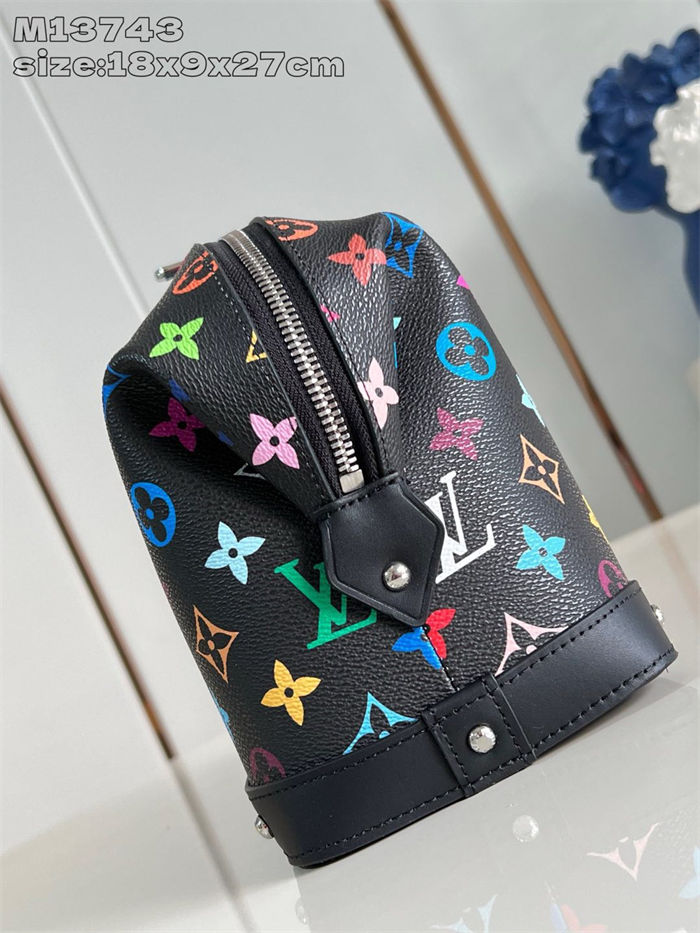 Louis Vuitton COSMETIC POUCH GM x Murakami M13743 Black High
