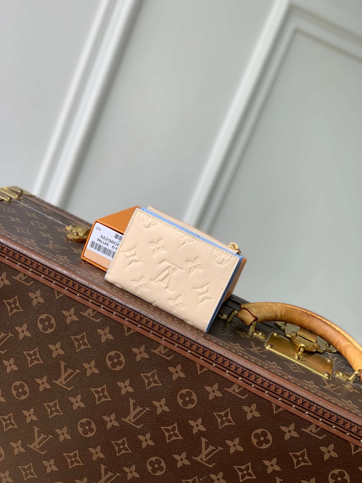 Louis Vuitton Lisa Wallet Poplar/Blue Iris Cowhide leather M29809 High