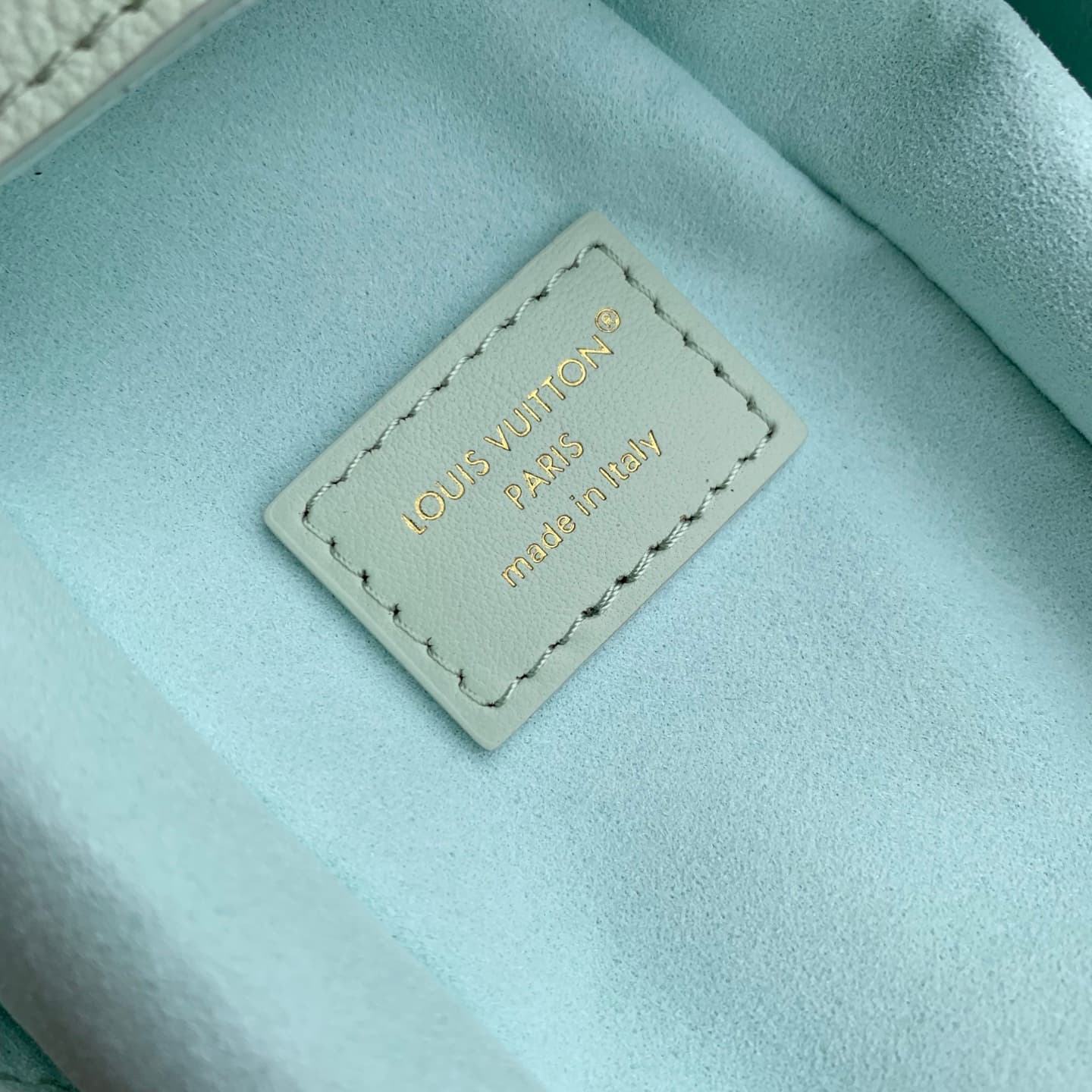 Louis Vuitton Side Trunk MM Jade Green Calf leather M27449 High