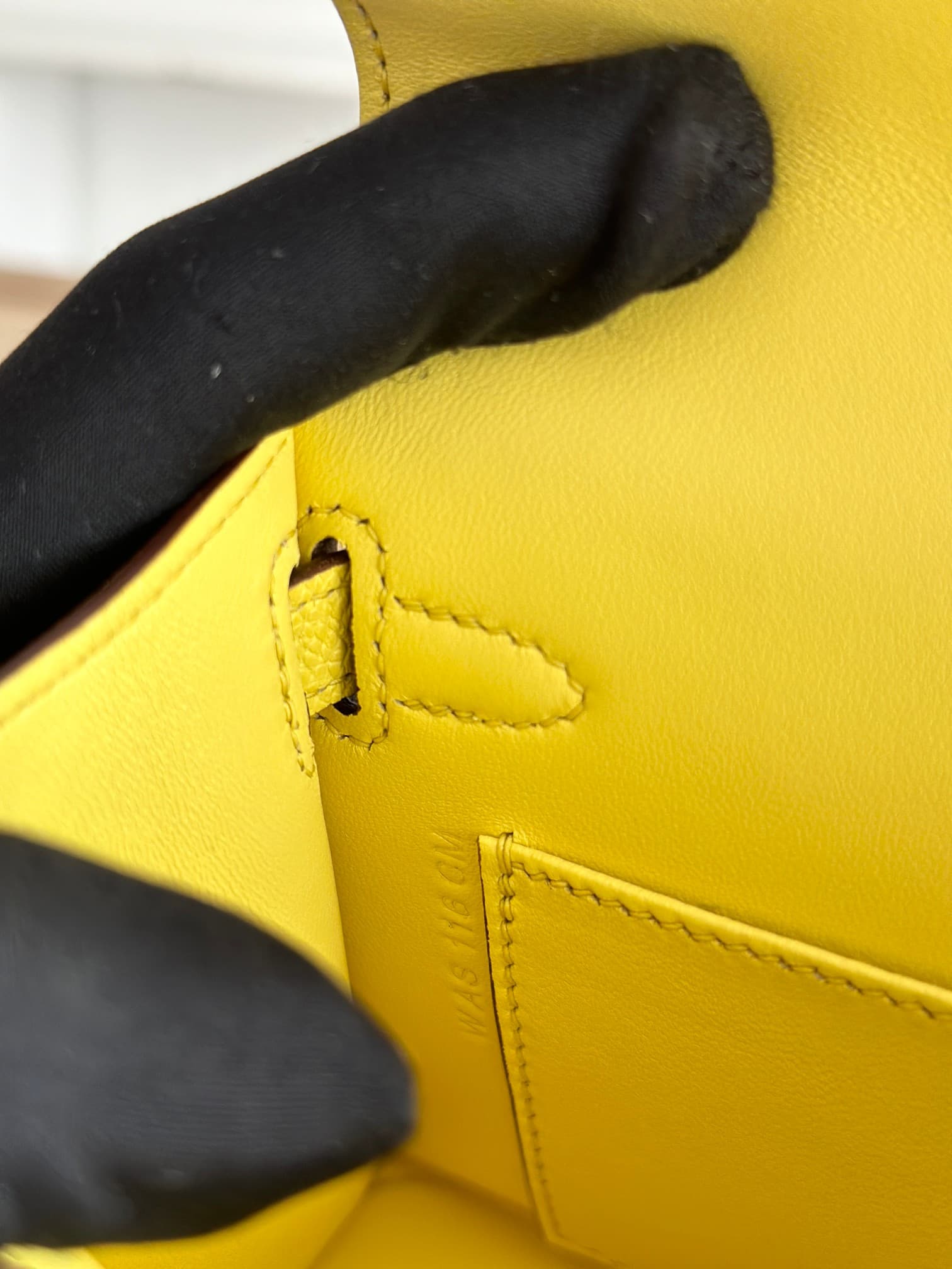 Hermes Kelly Mini II Bag Epsom Leather WAX Lime High