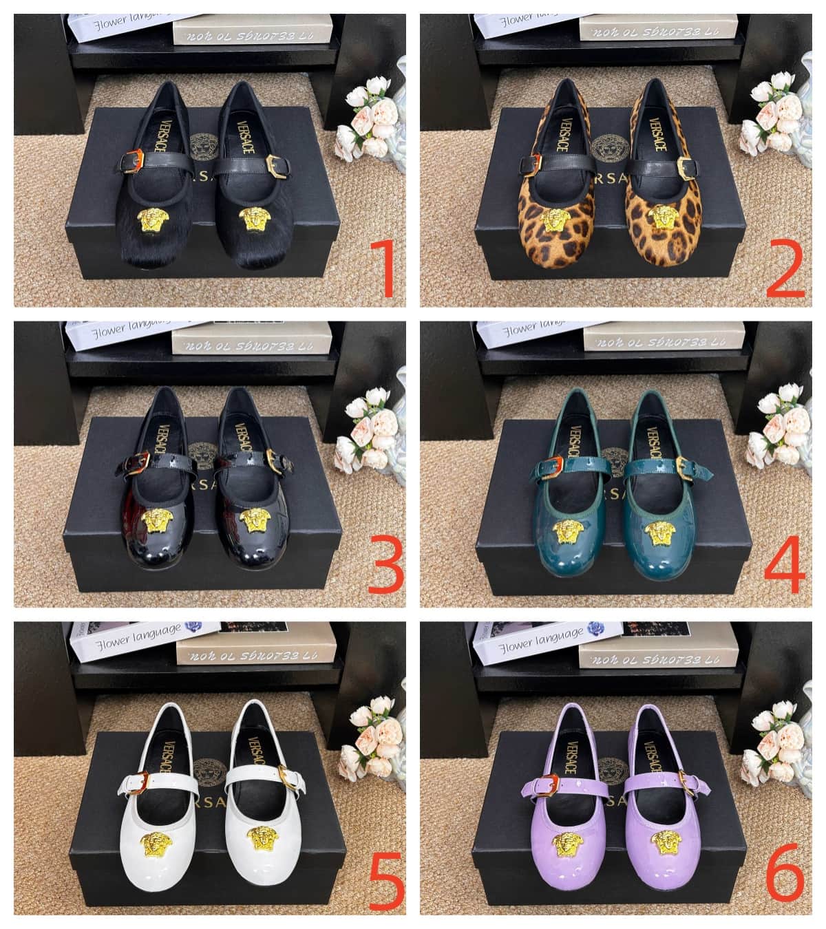 Versace La Medusa ballerina Flat Shoes Women
