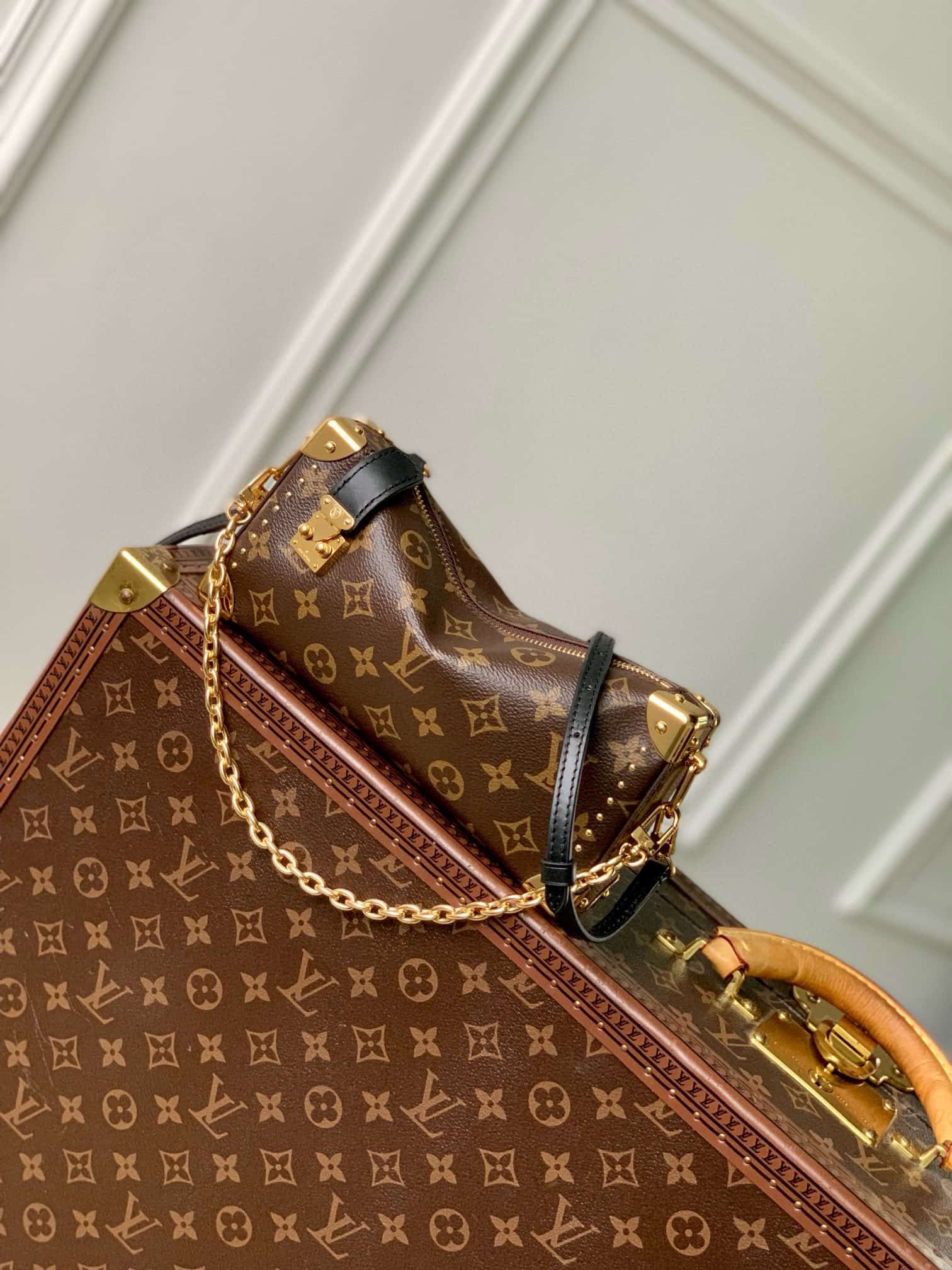Louis Vuitton Slim Trunk Coated canvas M13147 High