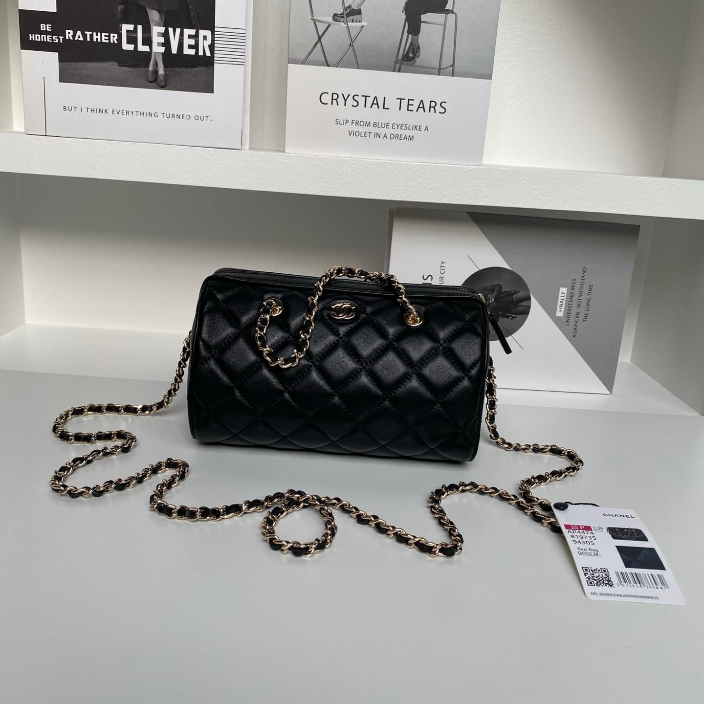 Chanel Classic Clutch with Chain Lambskin & Gold-Tone Metal Black AP4474 High