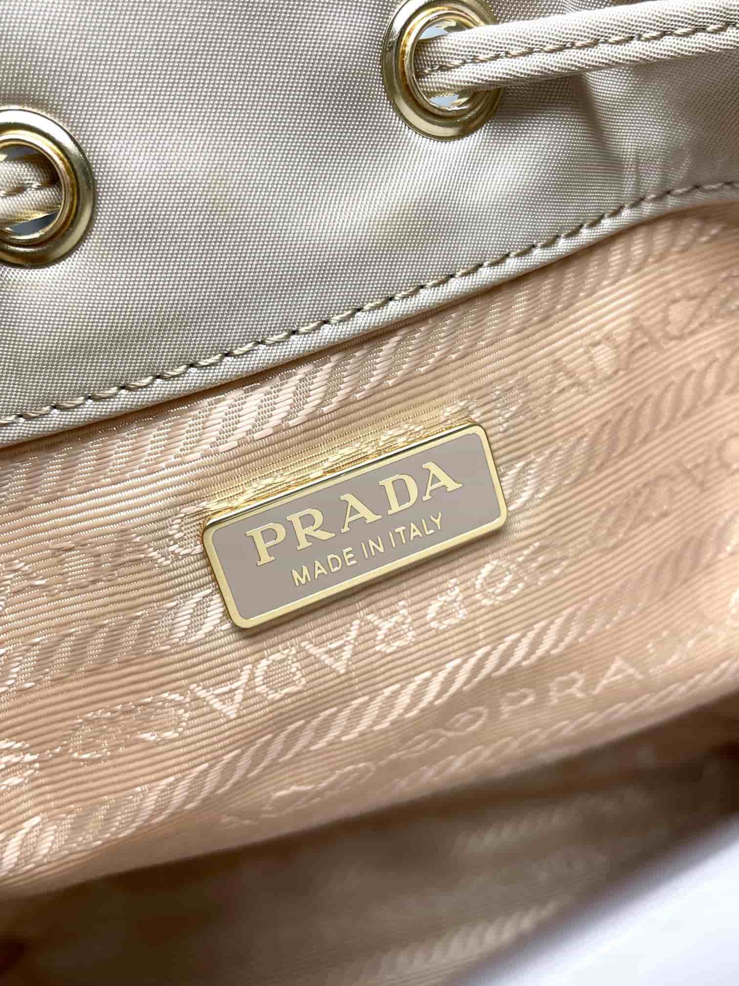 Prada Re-Edition 1978 Re-Nylon mini-bag 1BE067 Desert Beige High