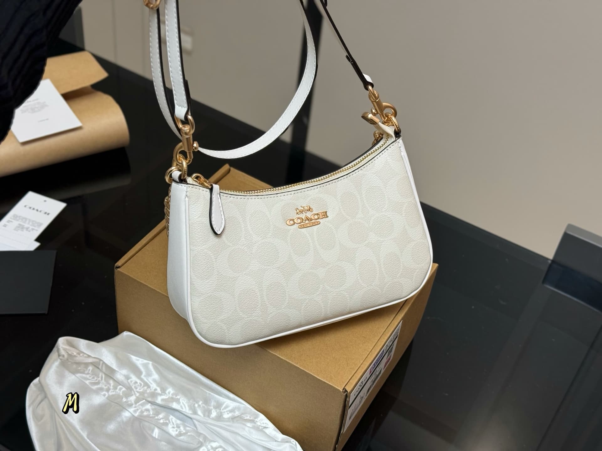 Coach Teri Shoulder Bag In Signature Canvas