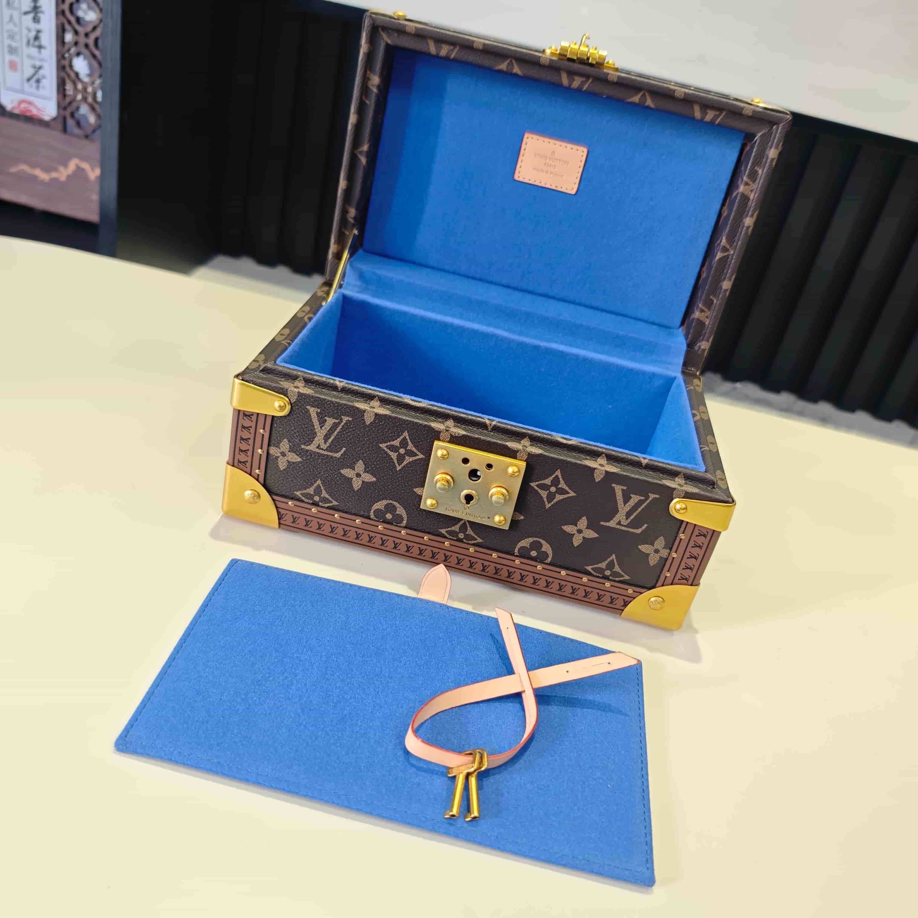 Louis Vuitton Coffret Trésor 24 Monogram canvas Royal Blue M10138 High
