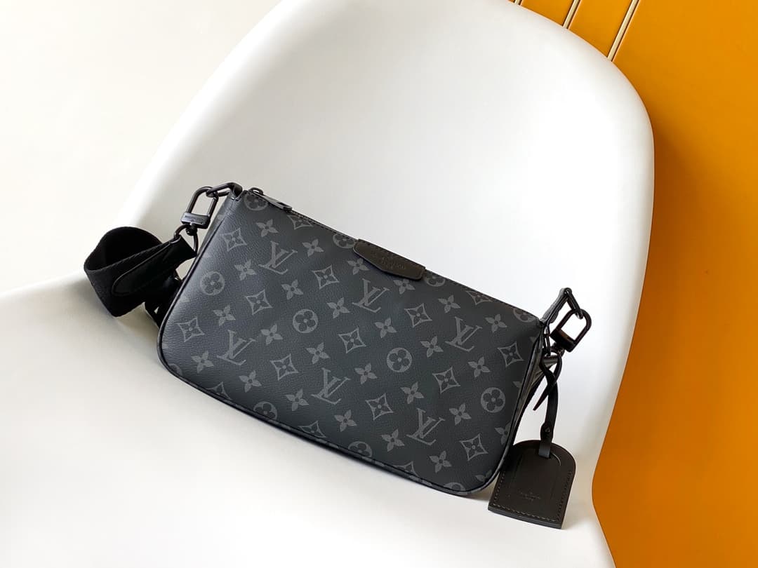 Louis Vuitton Pochette Accessoire XL Monogram Eclipse coated canvas M11741 High