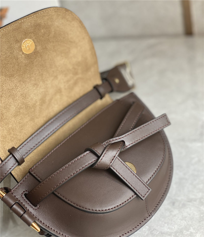 Mini Gate Dual bag in soft calfskin and Jacquard High