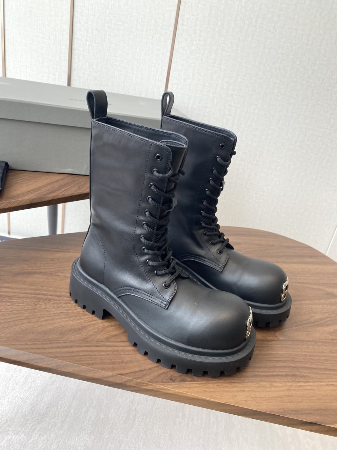 Balenciaga Leather Boots Shoes Women