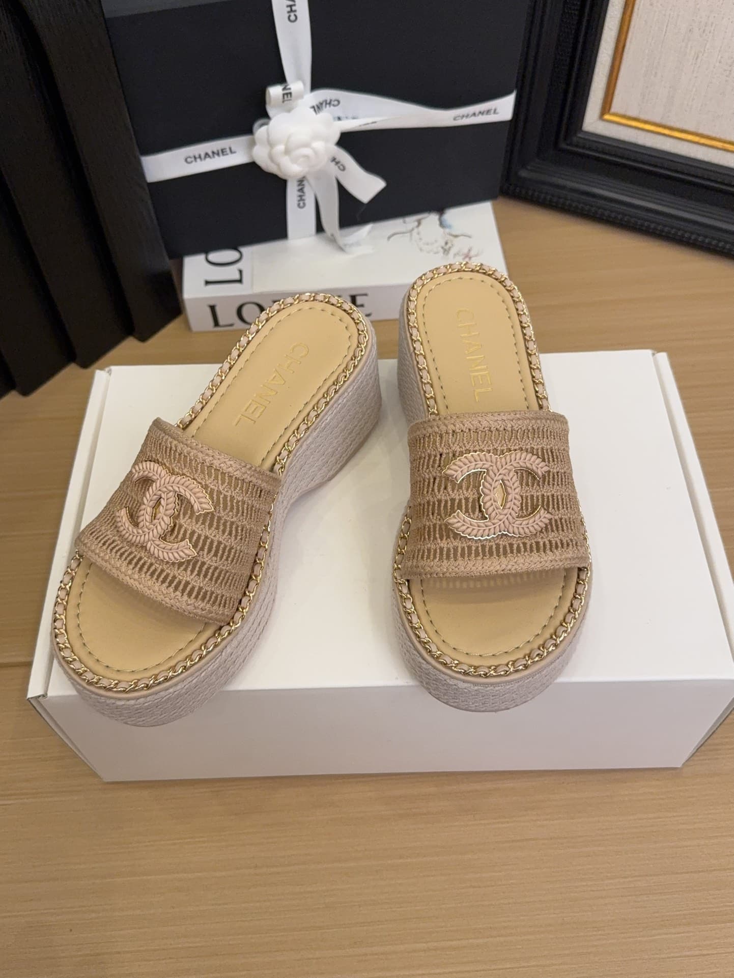 Chanel Sandal Shoes High Women