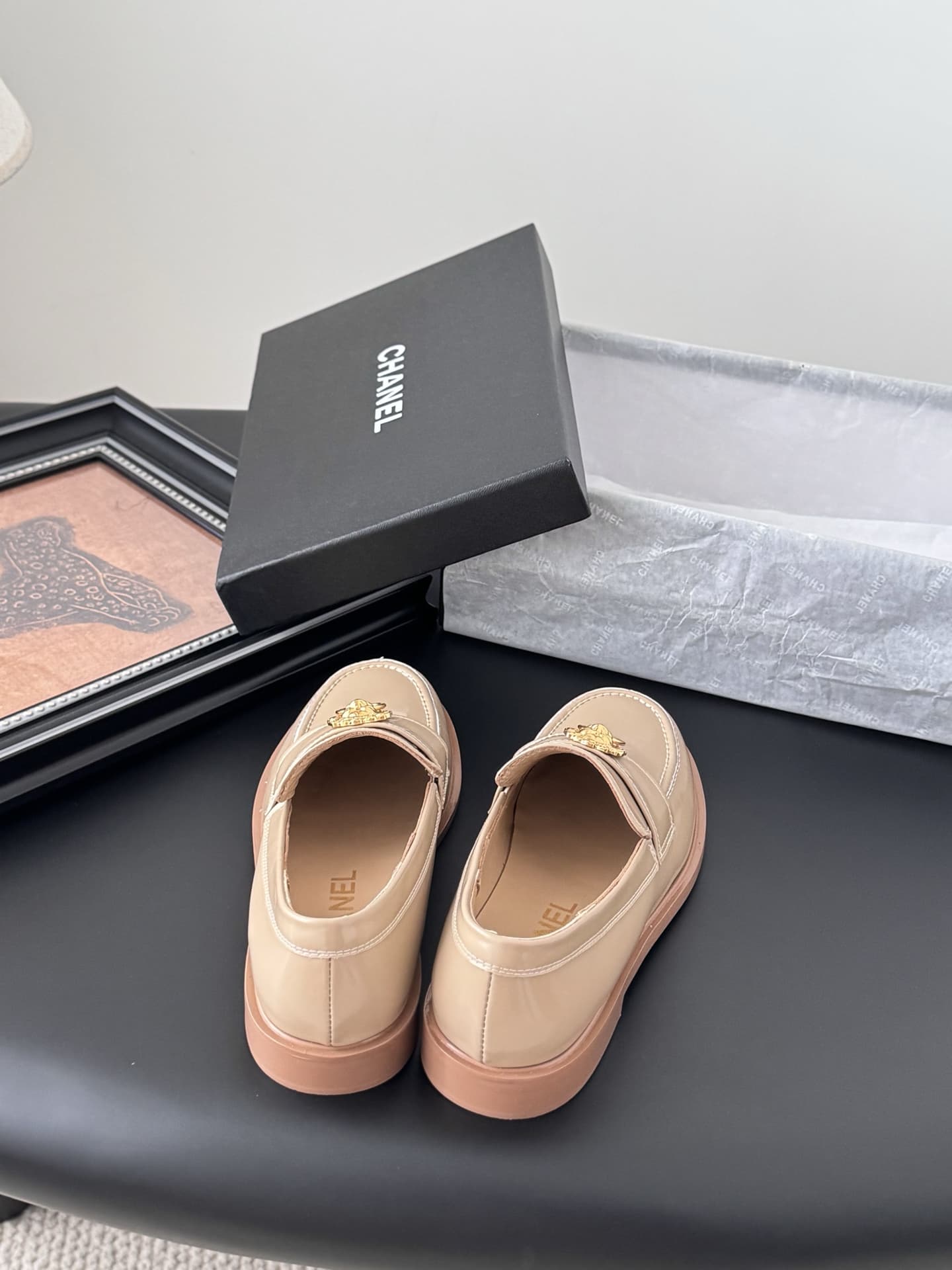 Chanel Patentsuede Loafers shoes Women