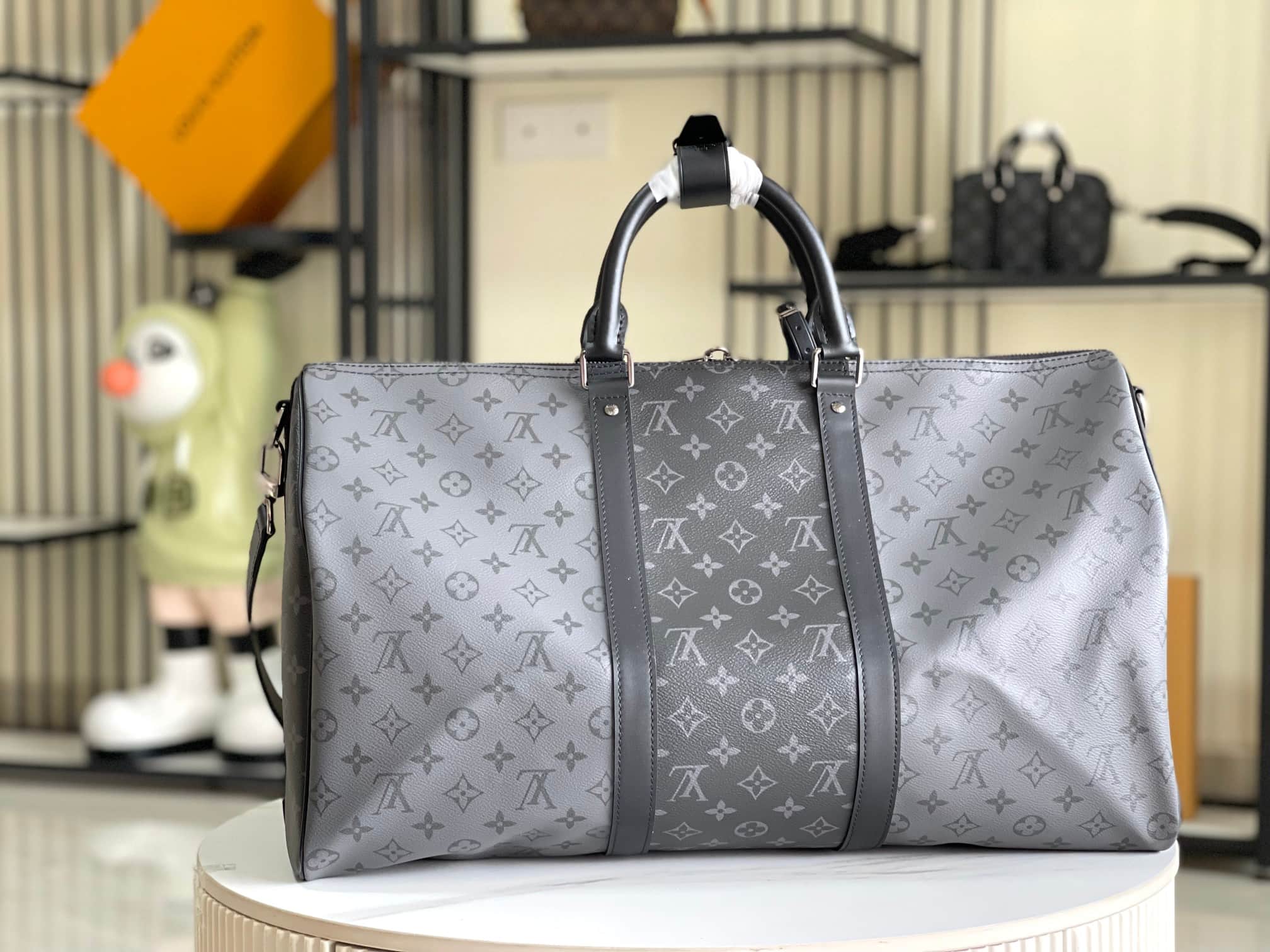 Louis Vuitton Keepall Bandoulière 50 Monogram Eclipse coated canvas M45392 TOP