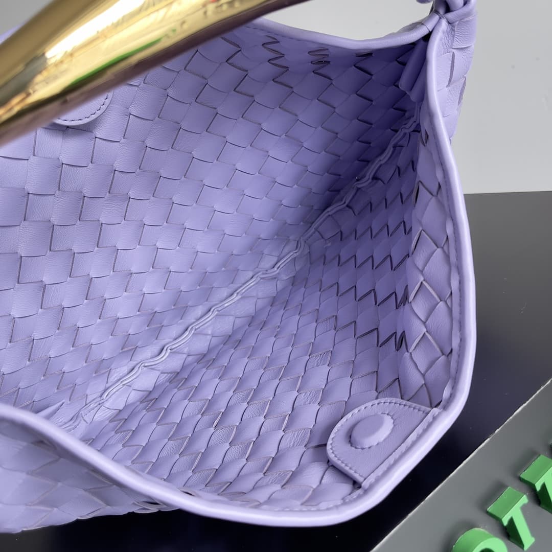 BV Sardine Small Intrecciato Lilac TOP