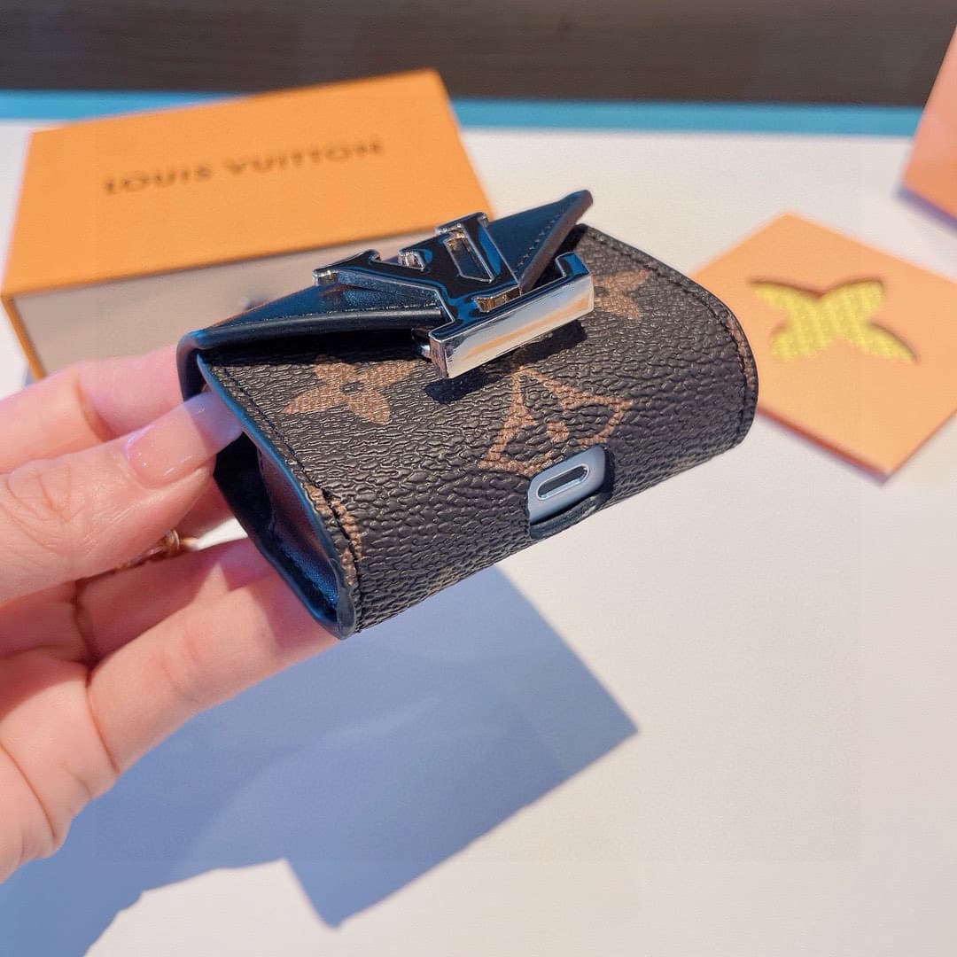 Louis Vuitton monogram canvas AirPods case