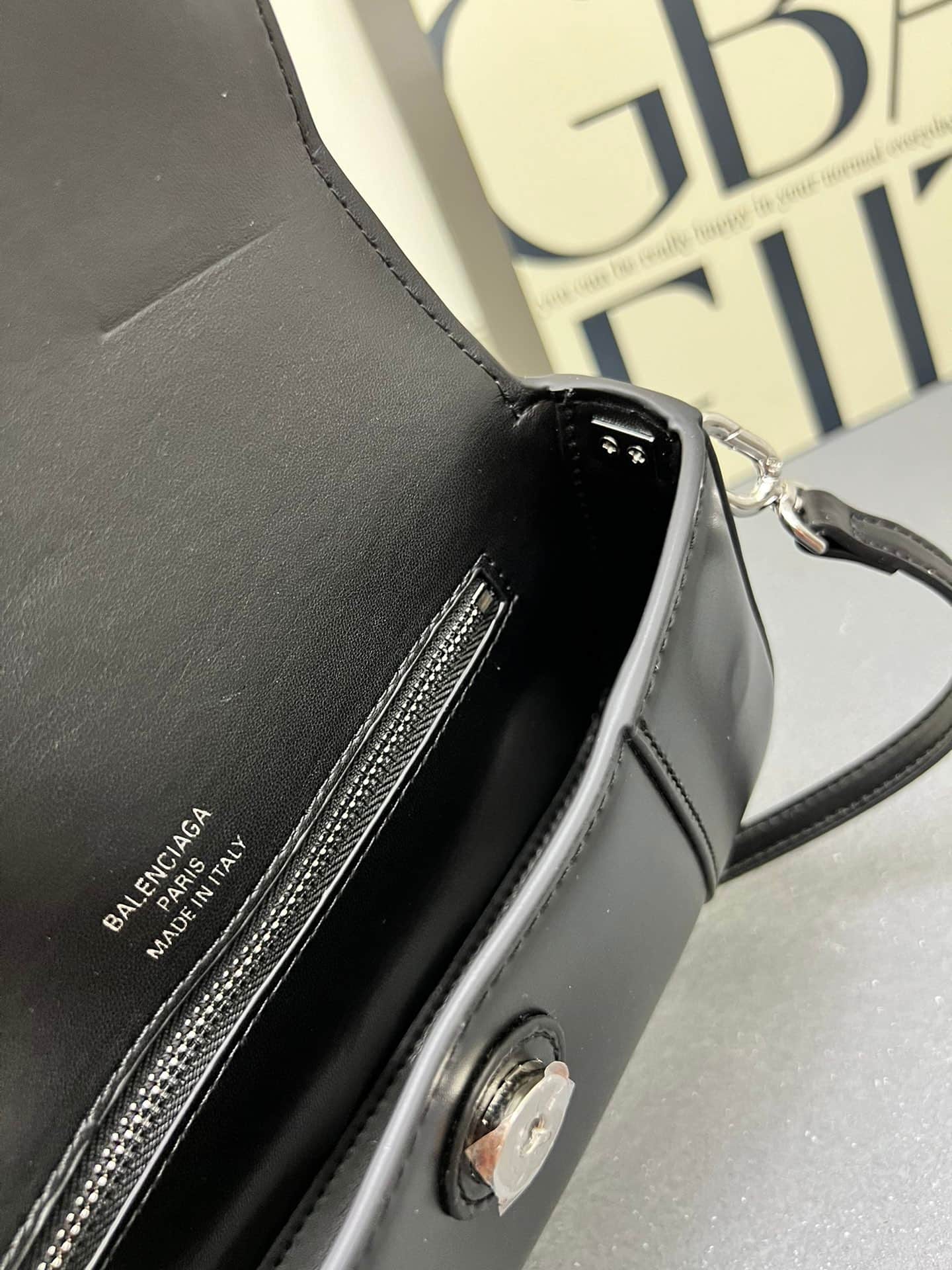 Balenciaga Hourglass sling bag balck High