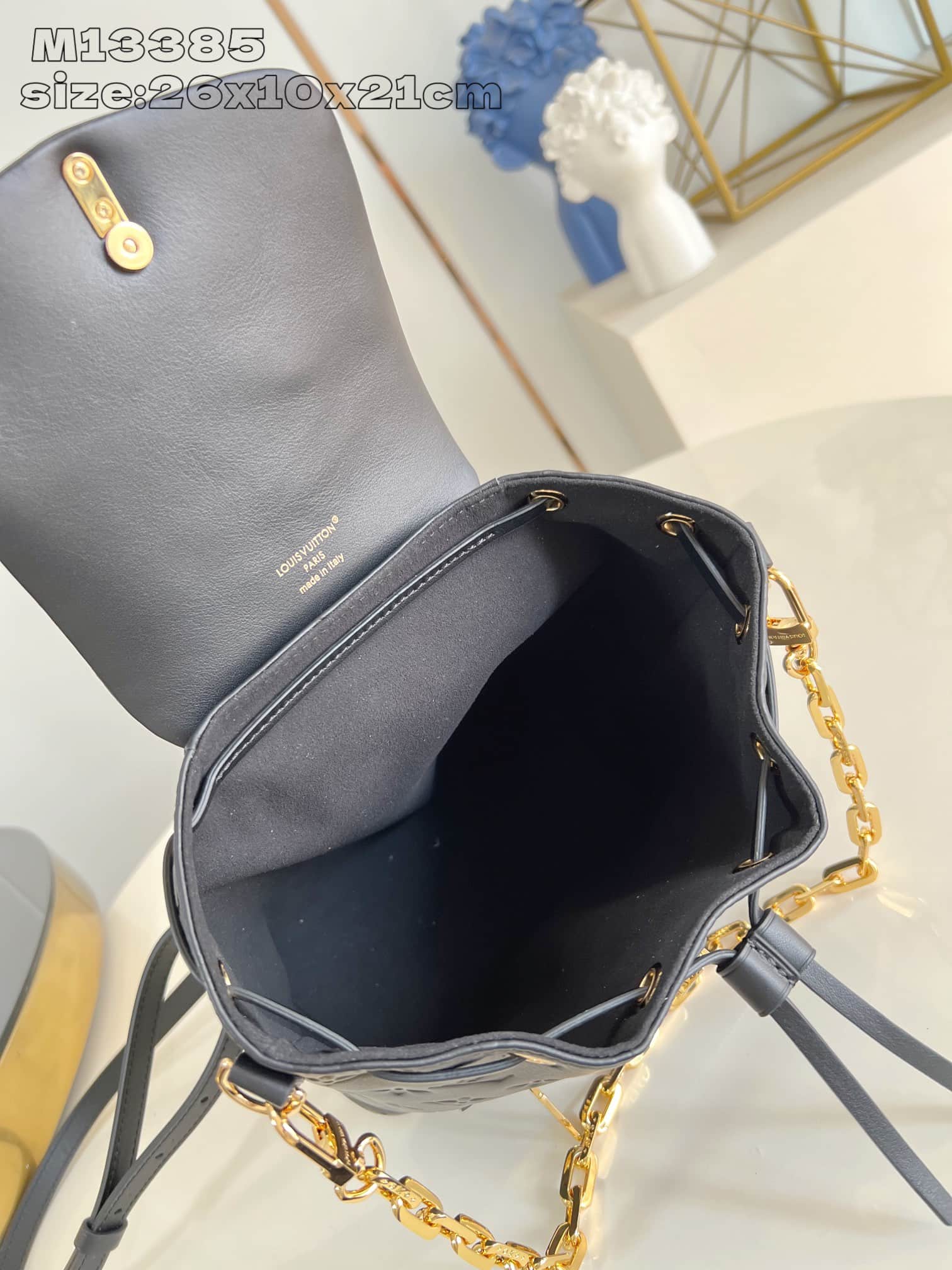 Louis Vuitton Coussin Backpack PM Monogram embossed Lambskin M13357 High