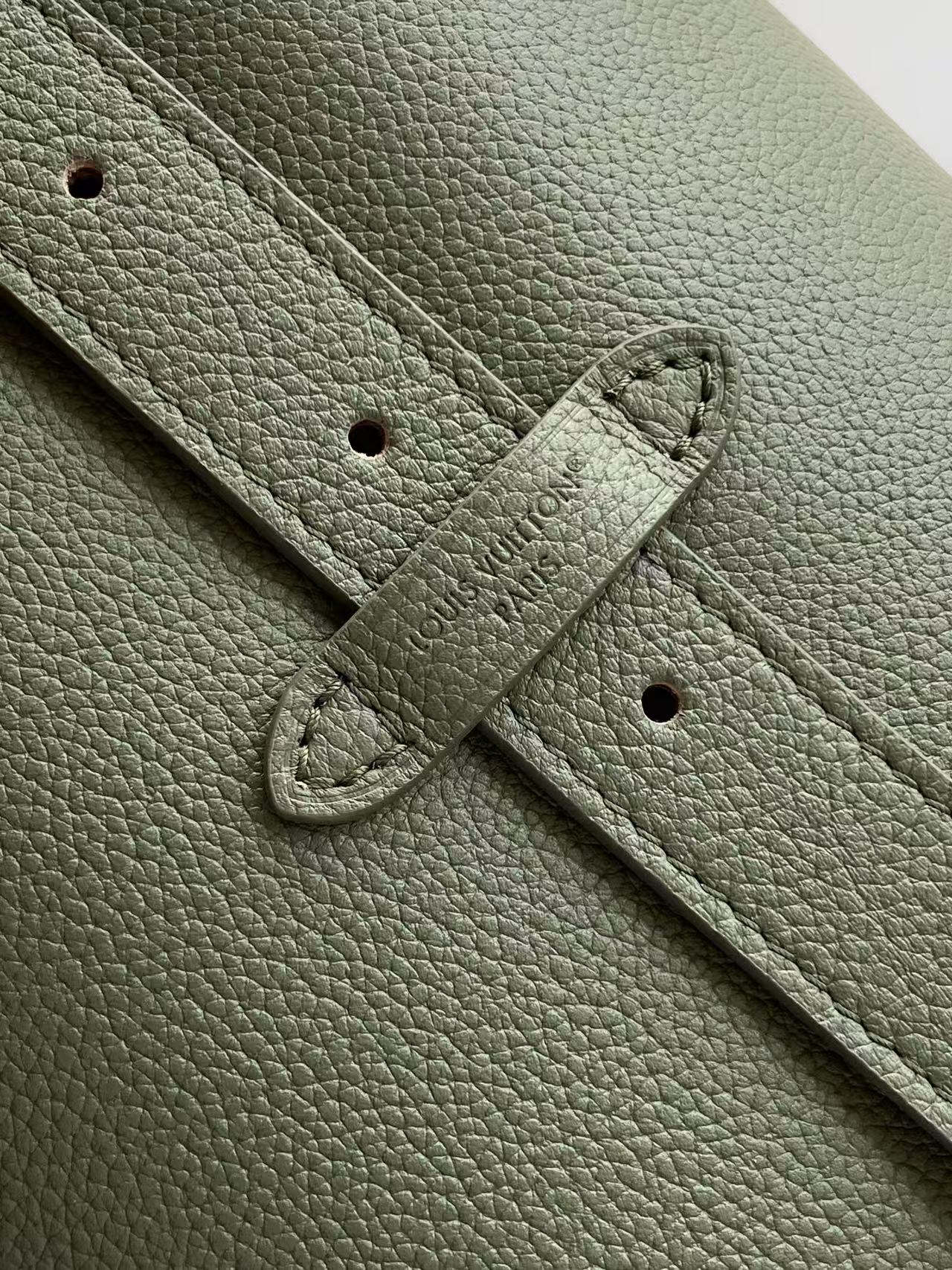 Louis Vuitton Low Key Hobo MM Dark Fango Grained calfskin and suede M29144 High