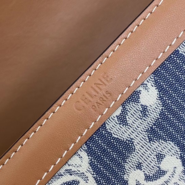 Celine Triomphe Medium Bag Triomphe Jacquard Chaine High