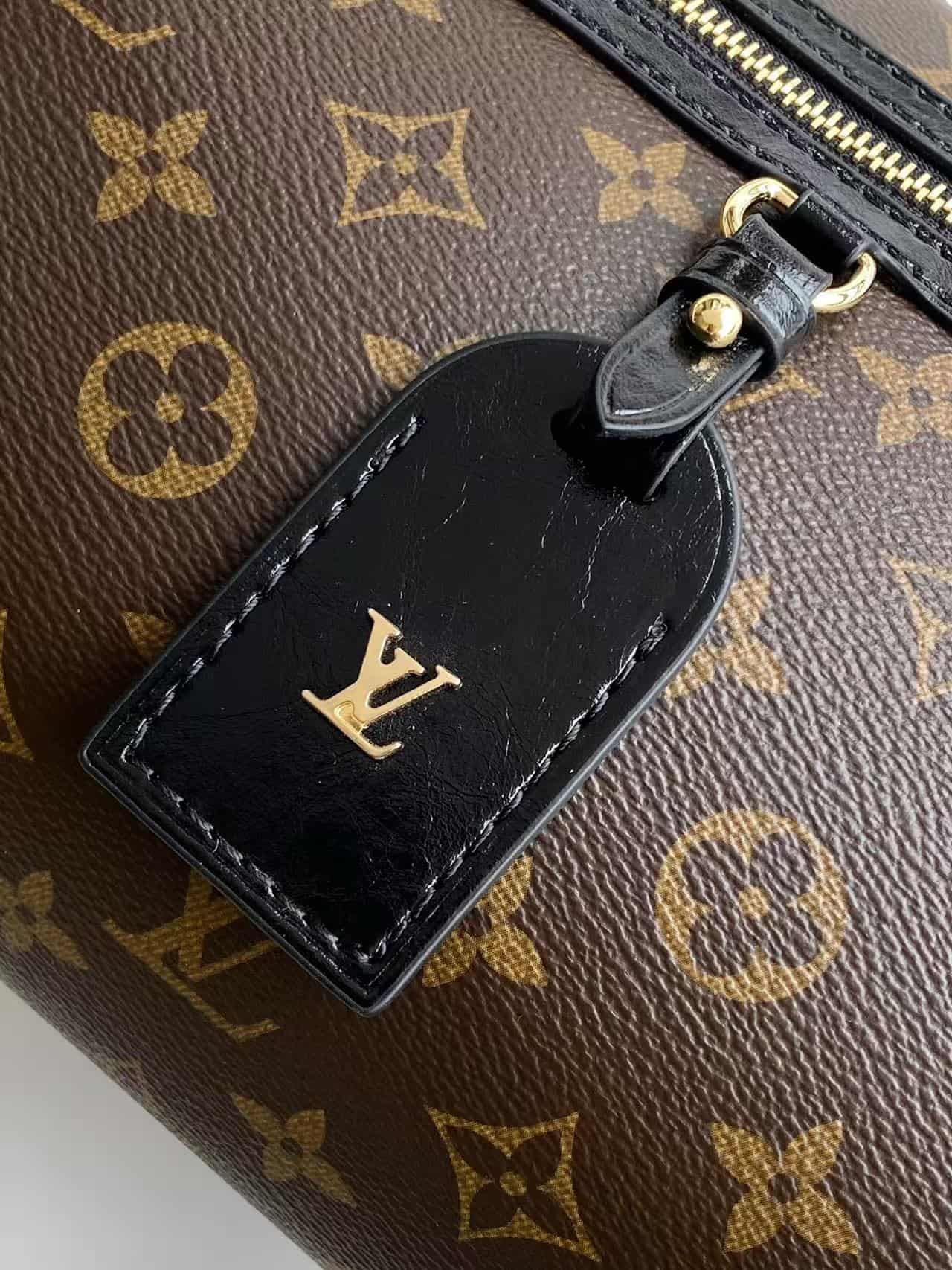 Louis Vuitton Teddy Mitt Monogram Shearling Coated canvas M26853 High