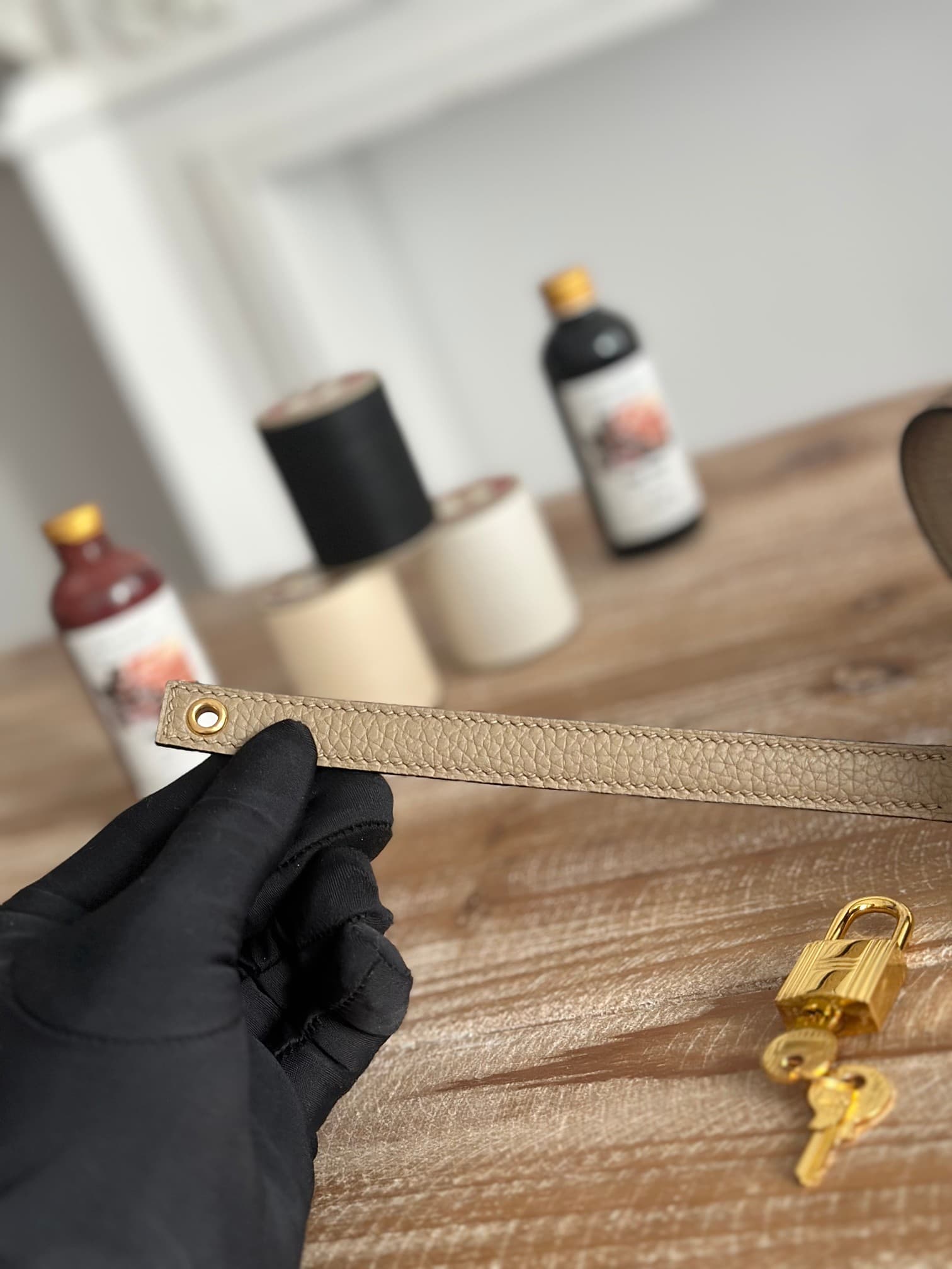 Hermès Picotin Lock 18 Bucket Bag TC Leather Silver/Gold Metal Beige Marfa Wax High